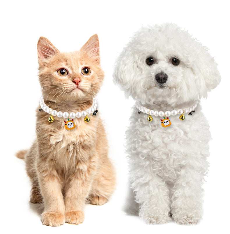 Halloween Cat Collar with Cute Charms