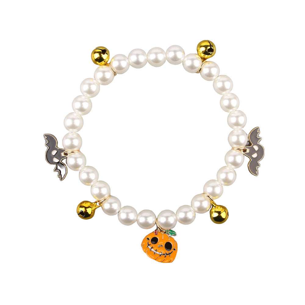 Halloween Cat Collar with Cute Charms