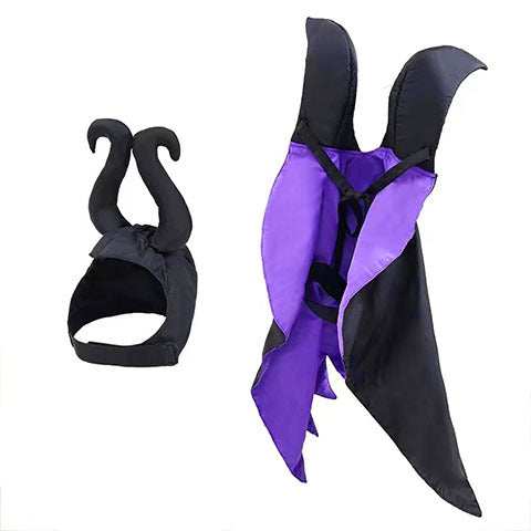 Halloween Pet Costume Funny Bat Vampire Cloak