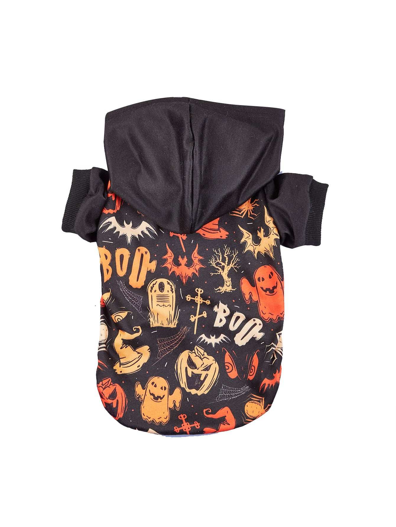 Halloween Pumpkin Pet Hoodie - Adorable Costume Accessory