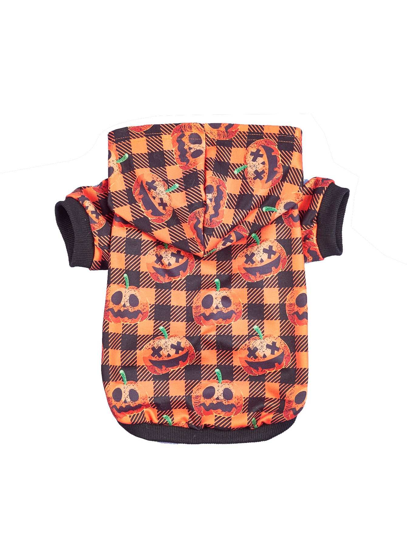 Halloween Pumpkin Pet Hoodie - Adorable Costume Accessory