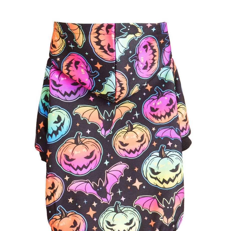 Halloween Pumpkin Pet Hoodie - Adorable Costume Accessory