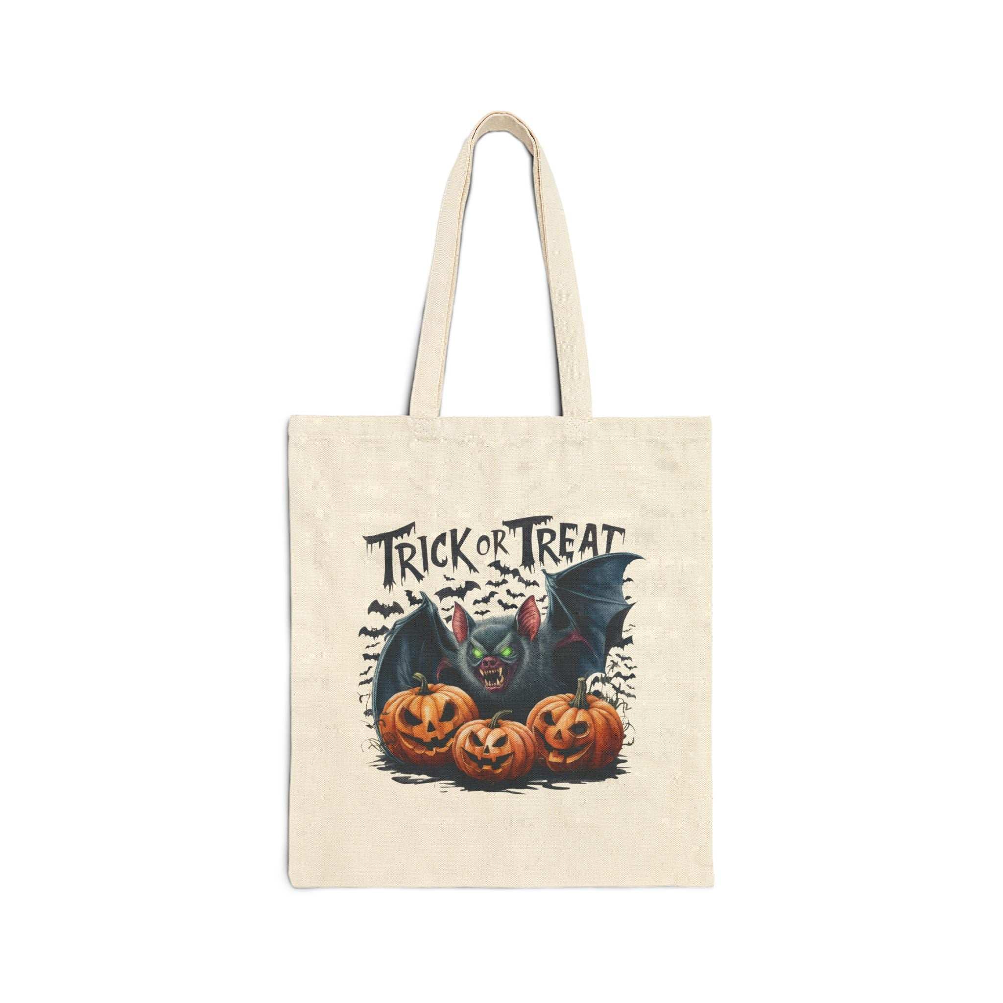 Halloween Cotton Canvas Tote Bag - Trick or Treat Candy Bandit