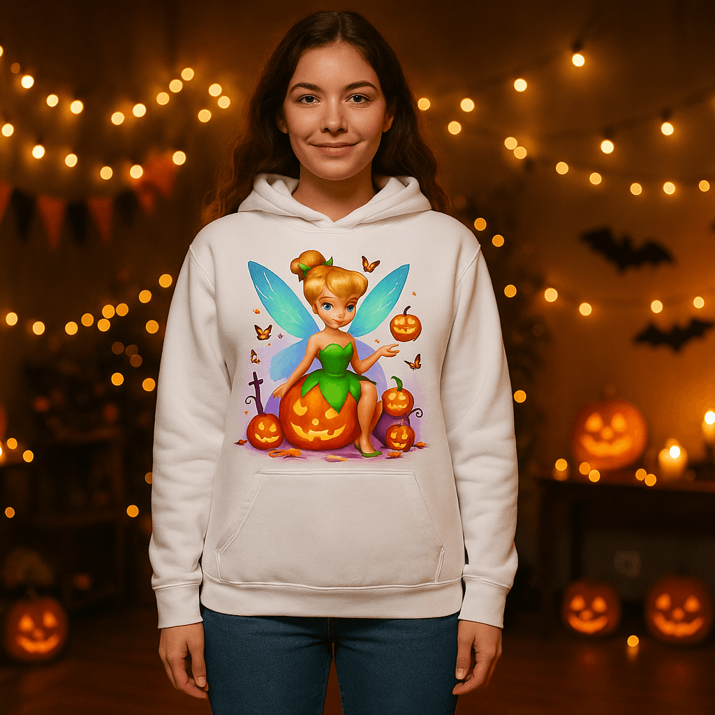 Halloween Tinkerbell Fairy Hoodie Sweatshirt - Magical Style