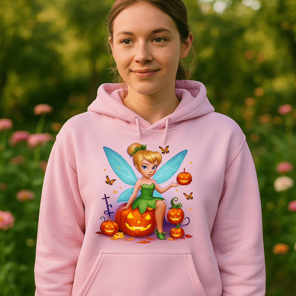 Halloween Tinkerbell Fairy Hoodie Sweatshirt - Magical Style