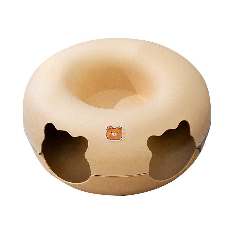 Multi Cat Nest with Hide and Seek Tunnel