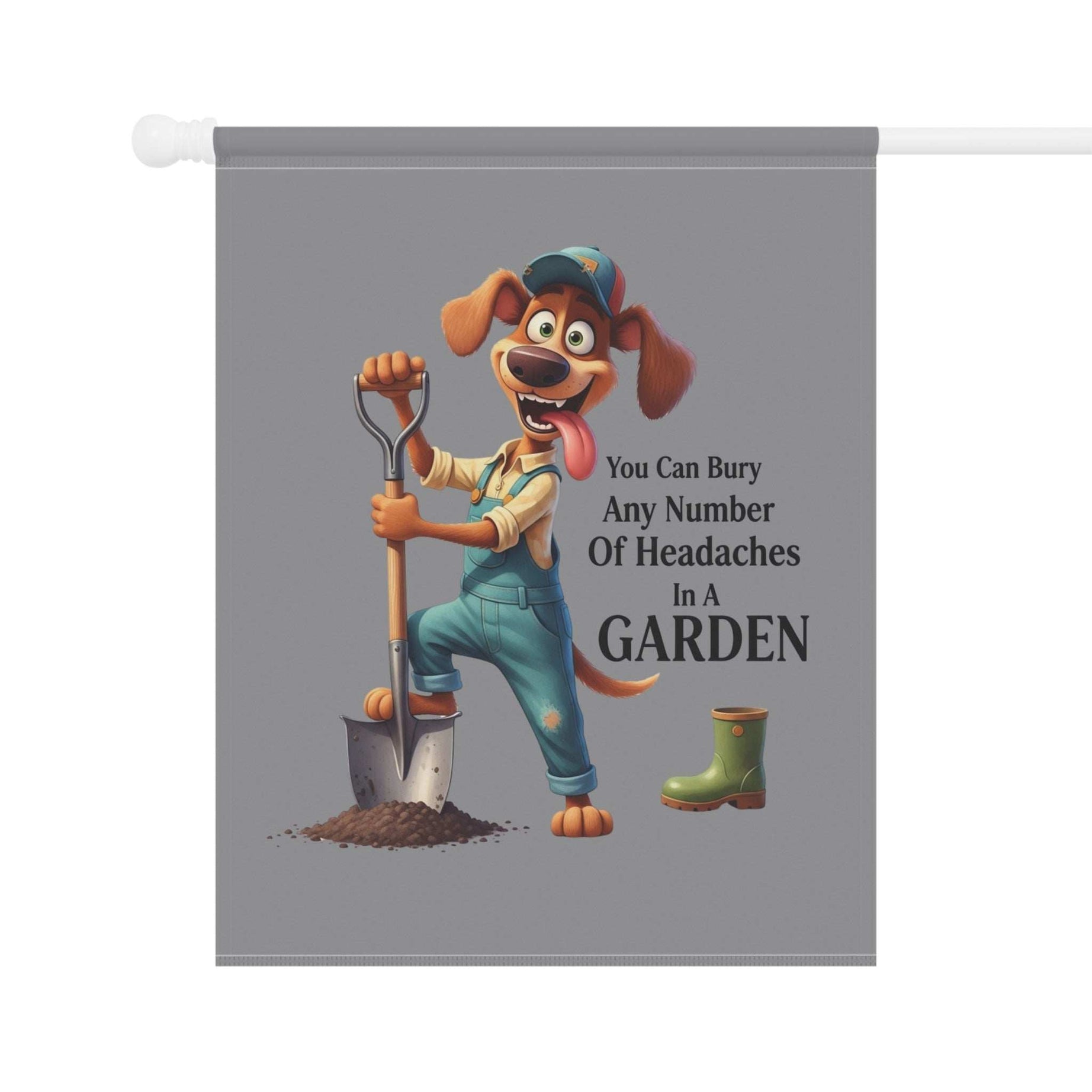 Fun Dog Garden Decor Banner - Dog Theme House Flag