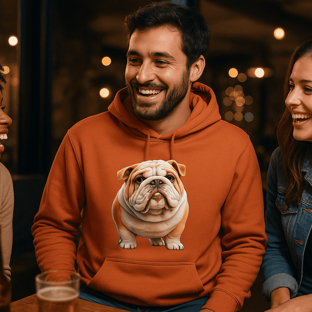 Bulldog Hoodie Sweatshirt - Loyal Companion Comfort