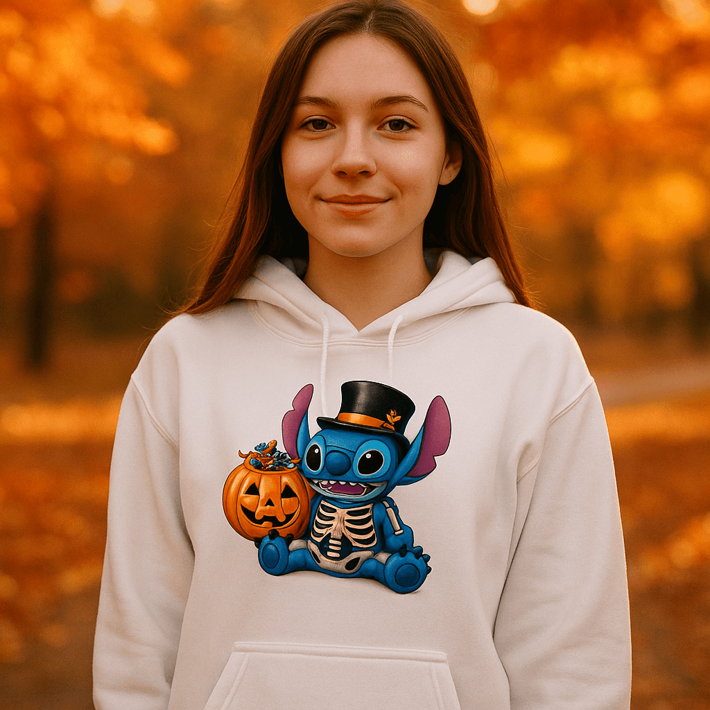 Skele-Stitch Youth Hoodie - Edgy Skeleton Style