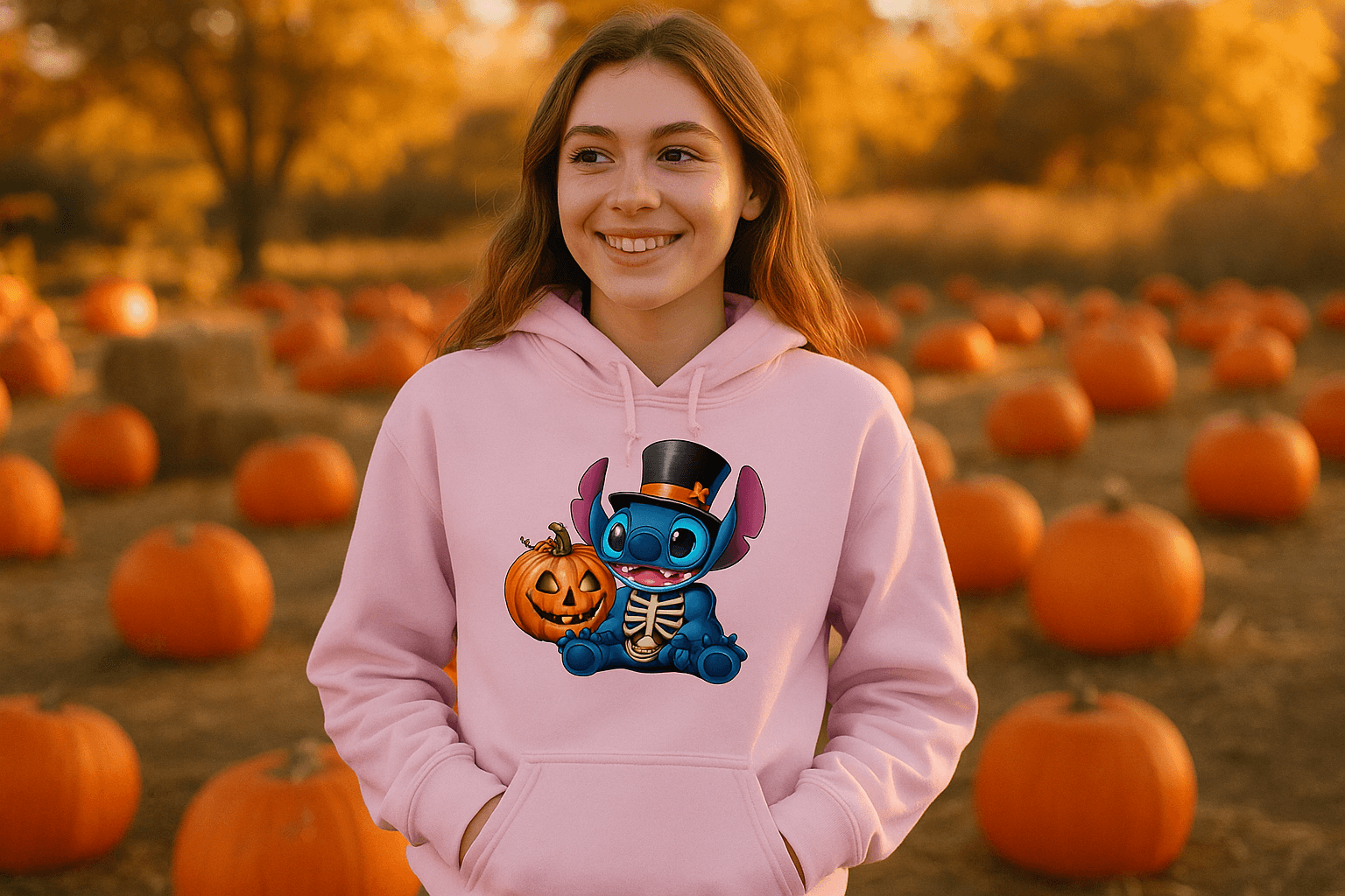 Skele-Stitch Youth Hoodie - Edgy Skeleton Style