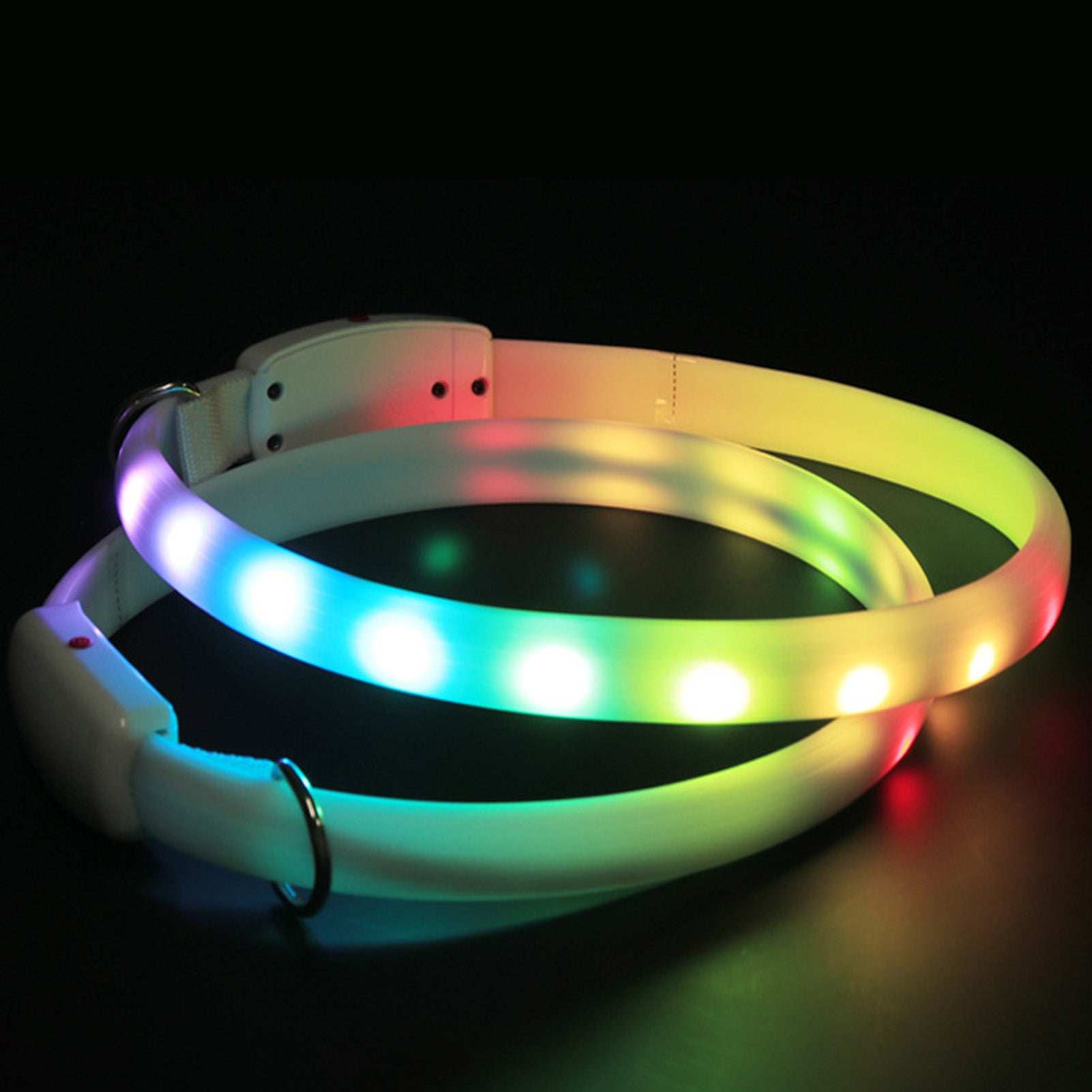 Adjustable Night Use LED Lighted Dog Collar