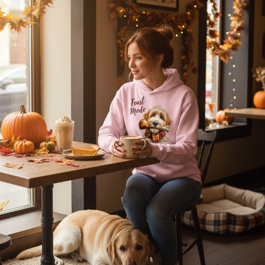 What's a Good Thanksgiving Hoodie for Dog Lovers? Feast Doodle