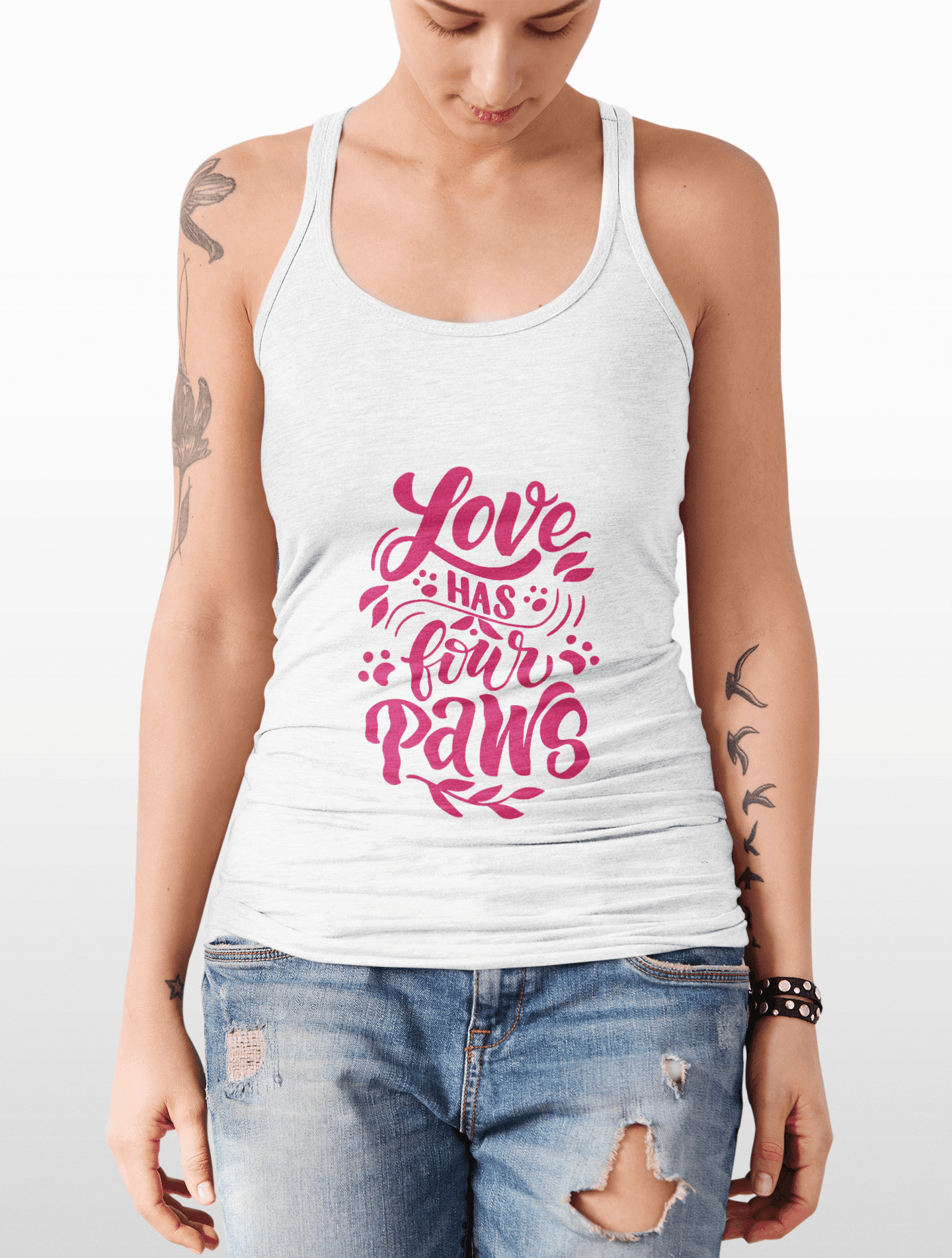 Love Has Four Paws Fun Pet Tank Top