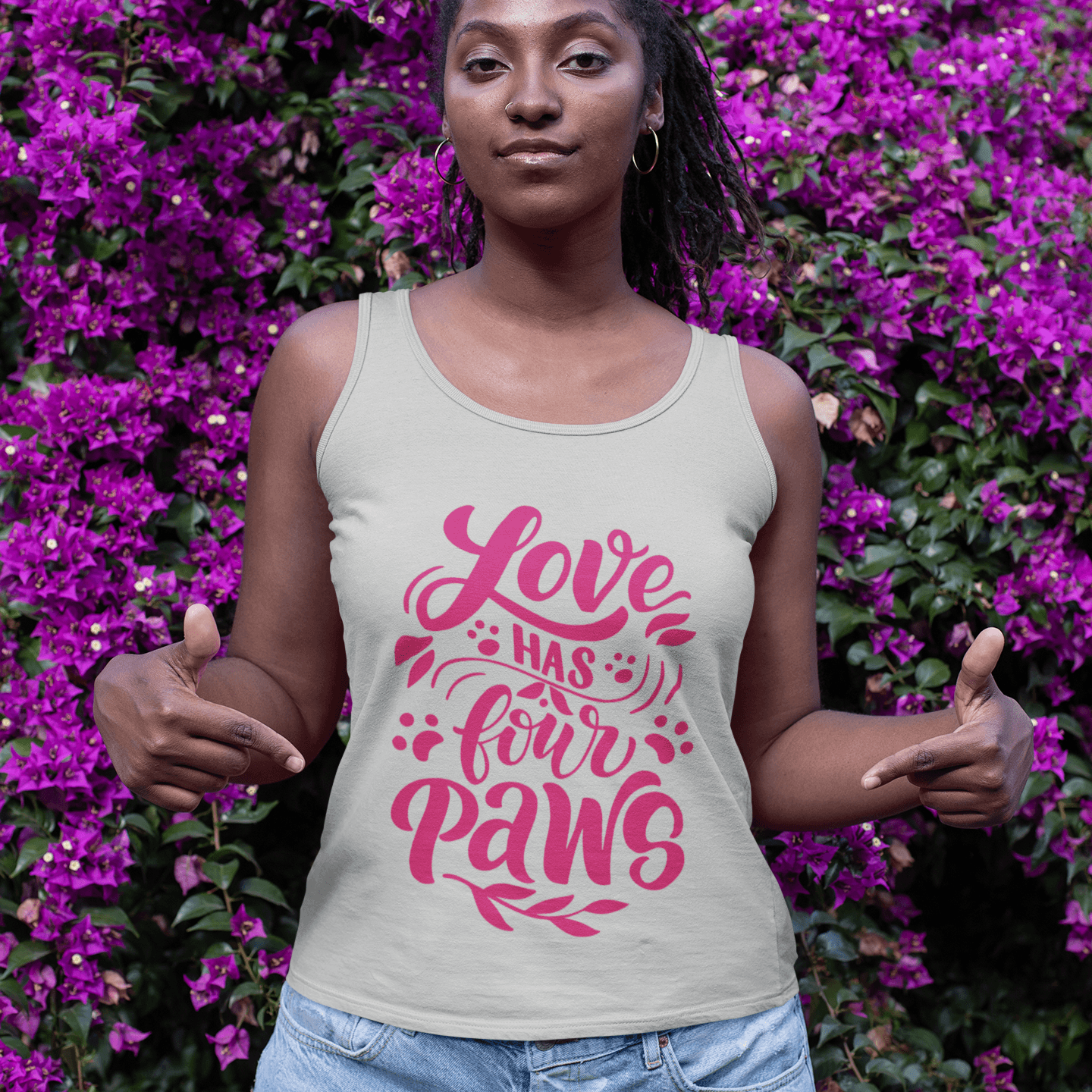 Love Has Four Paws Fun Pet Tank Top
