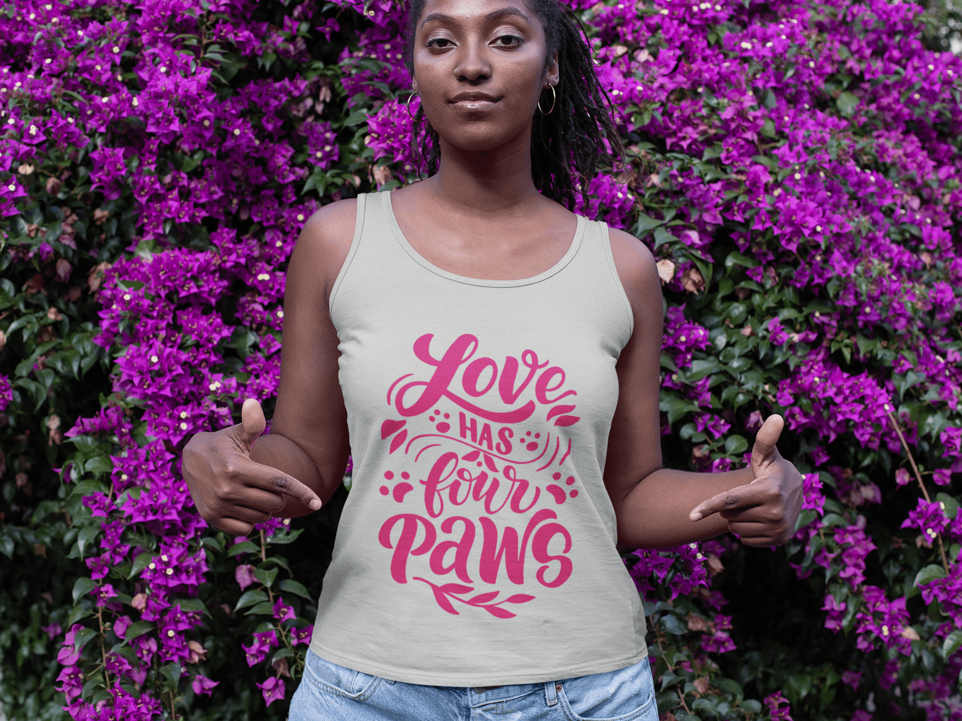 Love Has Four Paws Fun Pet Tank Top