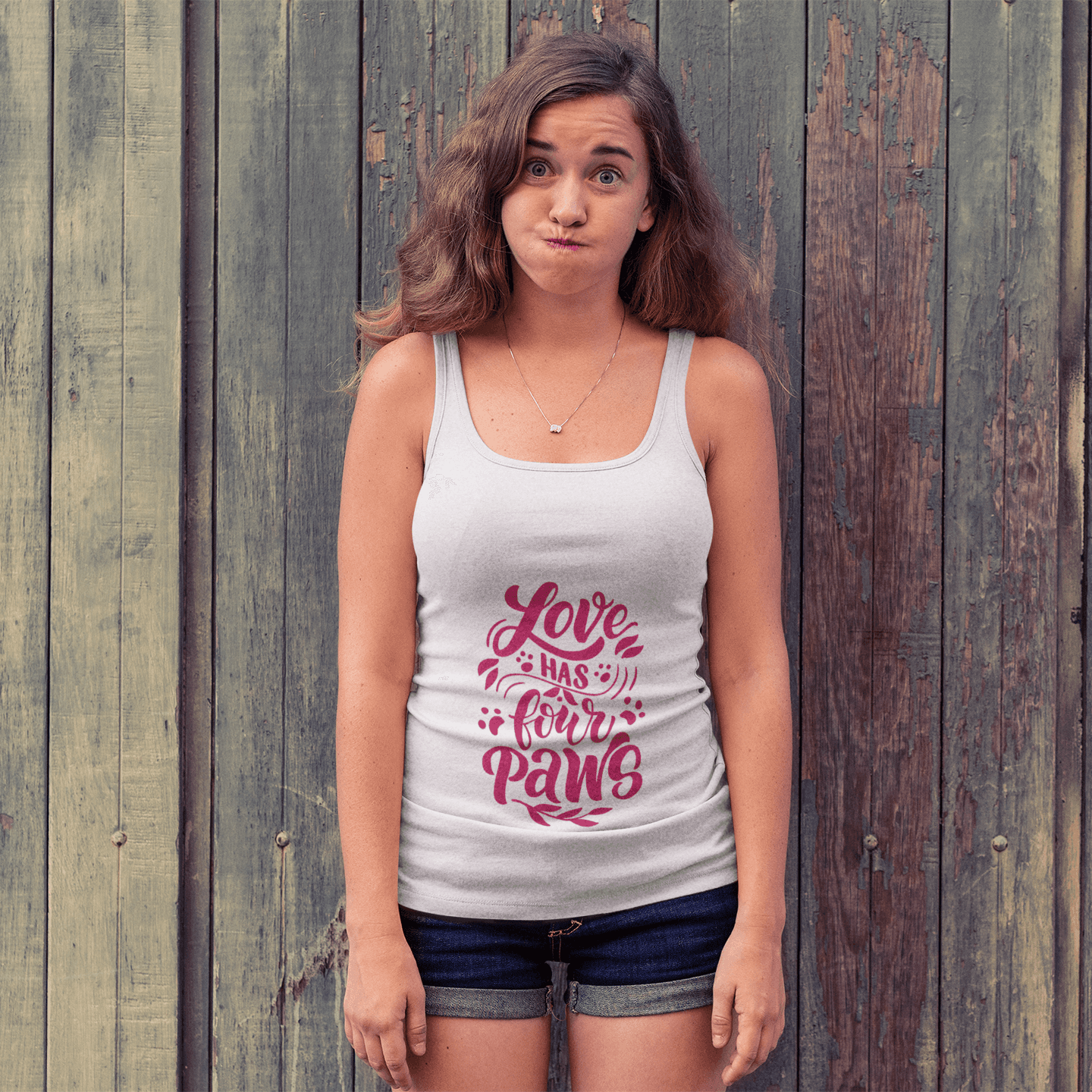 Love Has Four Paws Fun Pet Tank Top