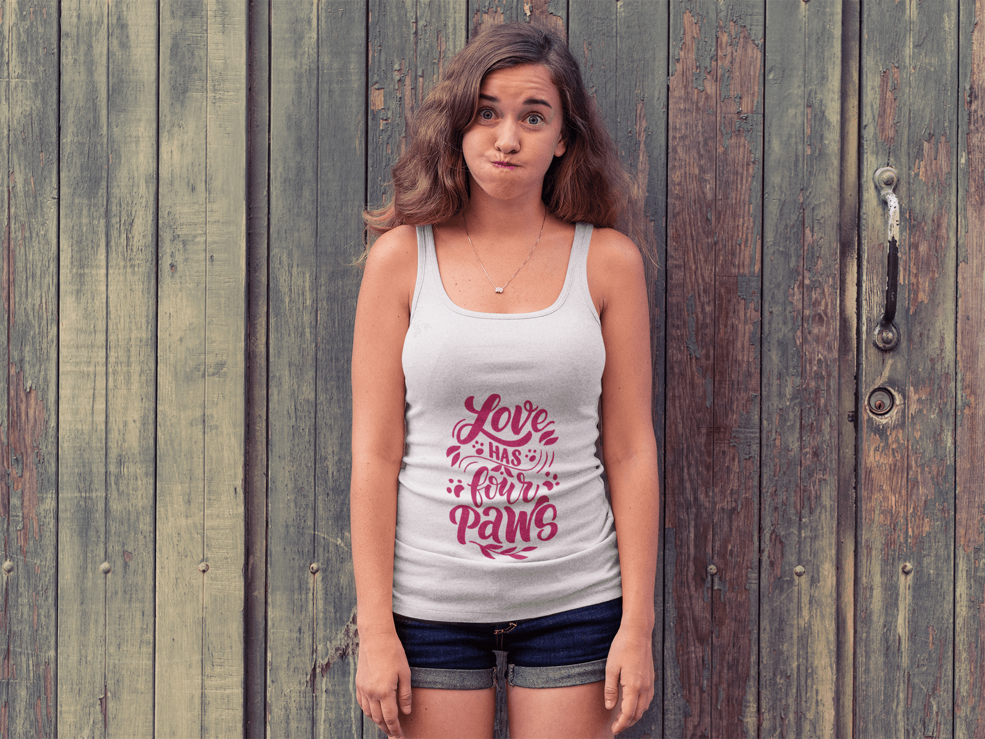 Love Has Four Paws Fun Pet Tank Top