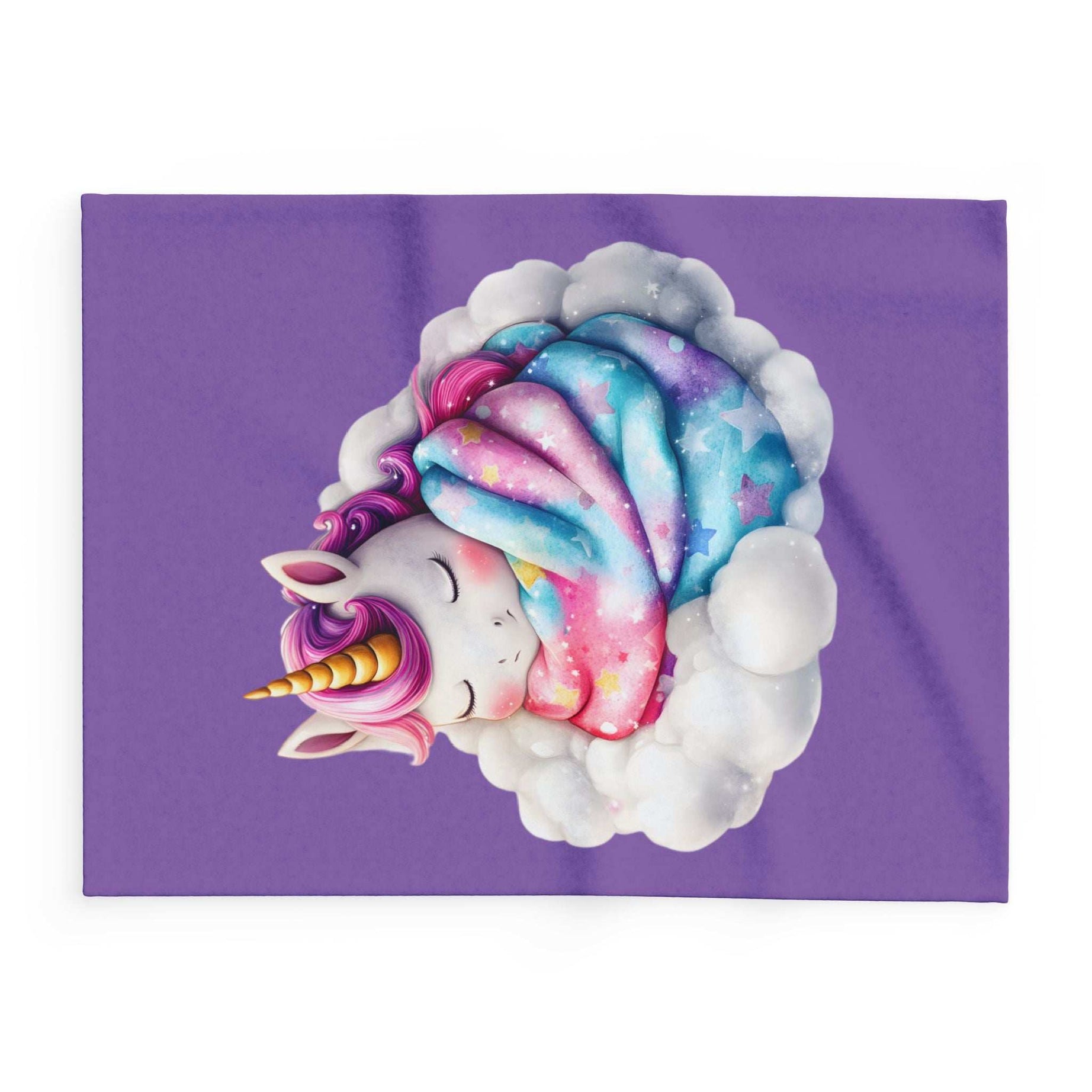 Whimsical Unicorn Fleece Blanket - Cozy Throw for Kids
