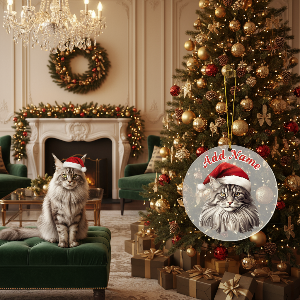 Custom Pet Ornament - Personalized Acrylic Christmas Decor