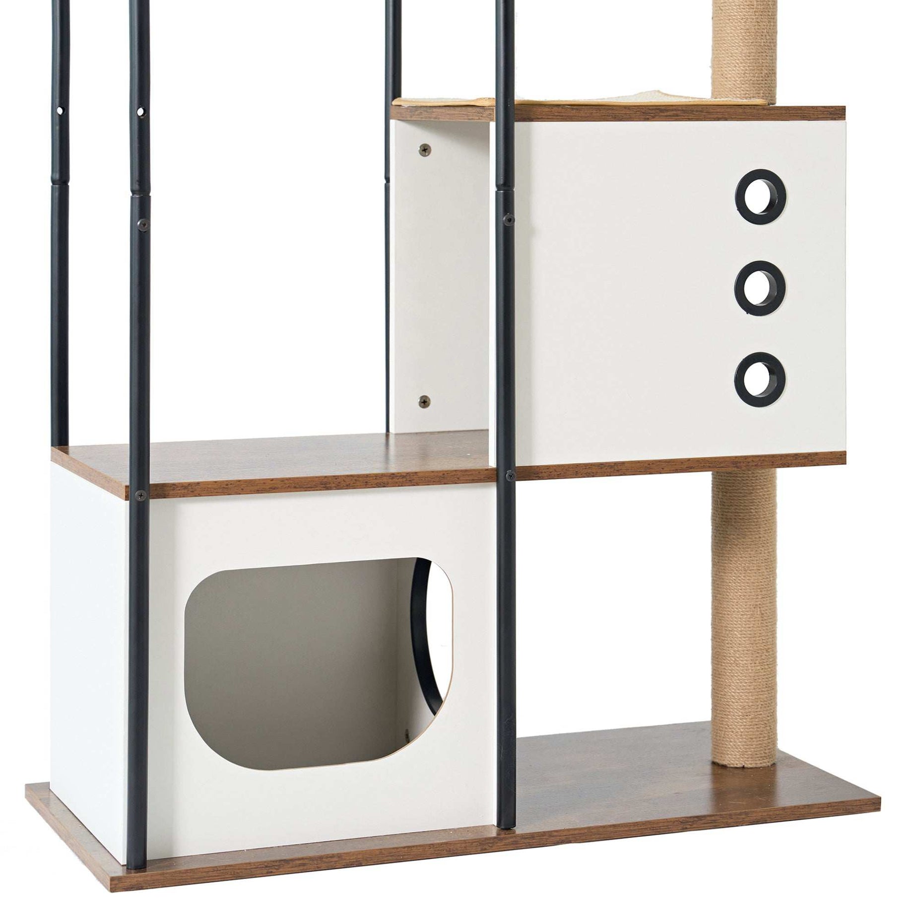 Modern Arched Cat Tree Tower - Multi-Level
