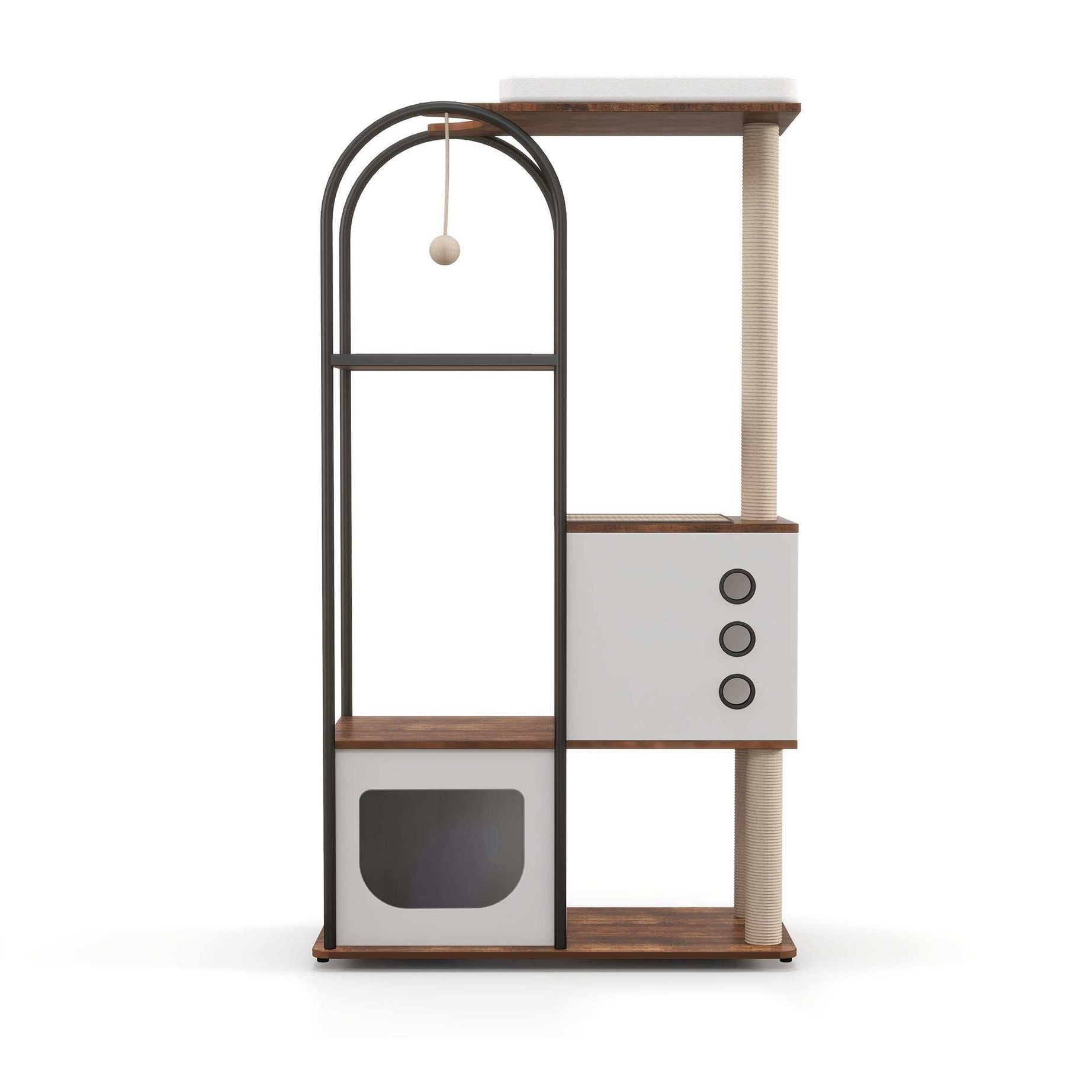 Modern Arched Cat Tree Tower - Multi-Level
