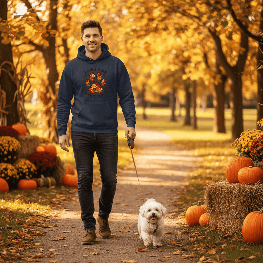 What's a Good Thanksgiving Hoodie for Pet Lovers? Paws & Thanks