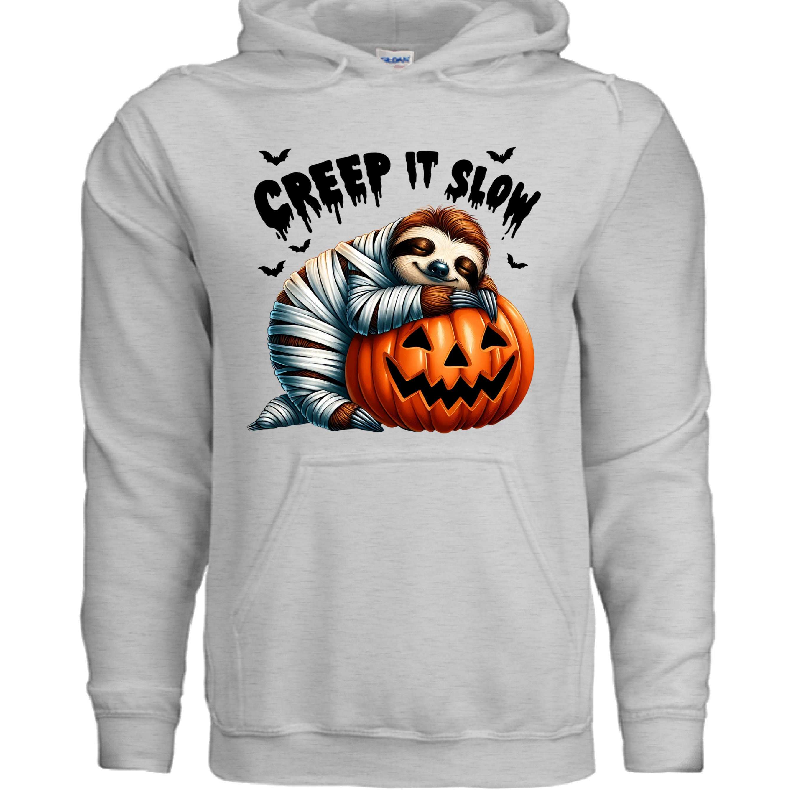 Cute Sloth Pumpkin Halloween Hoodie - Cozy Fall Sweatshirt