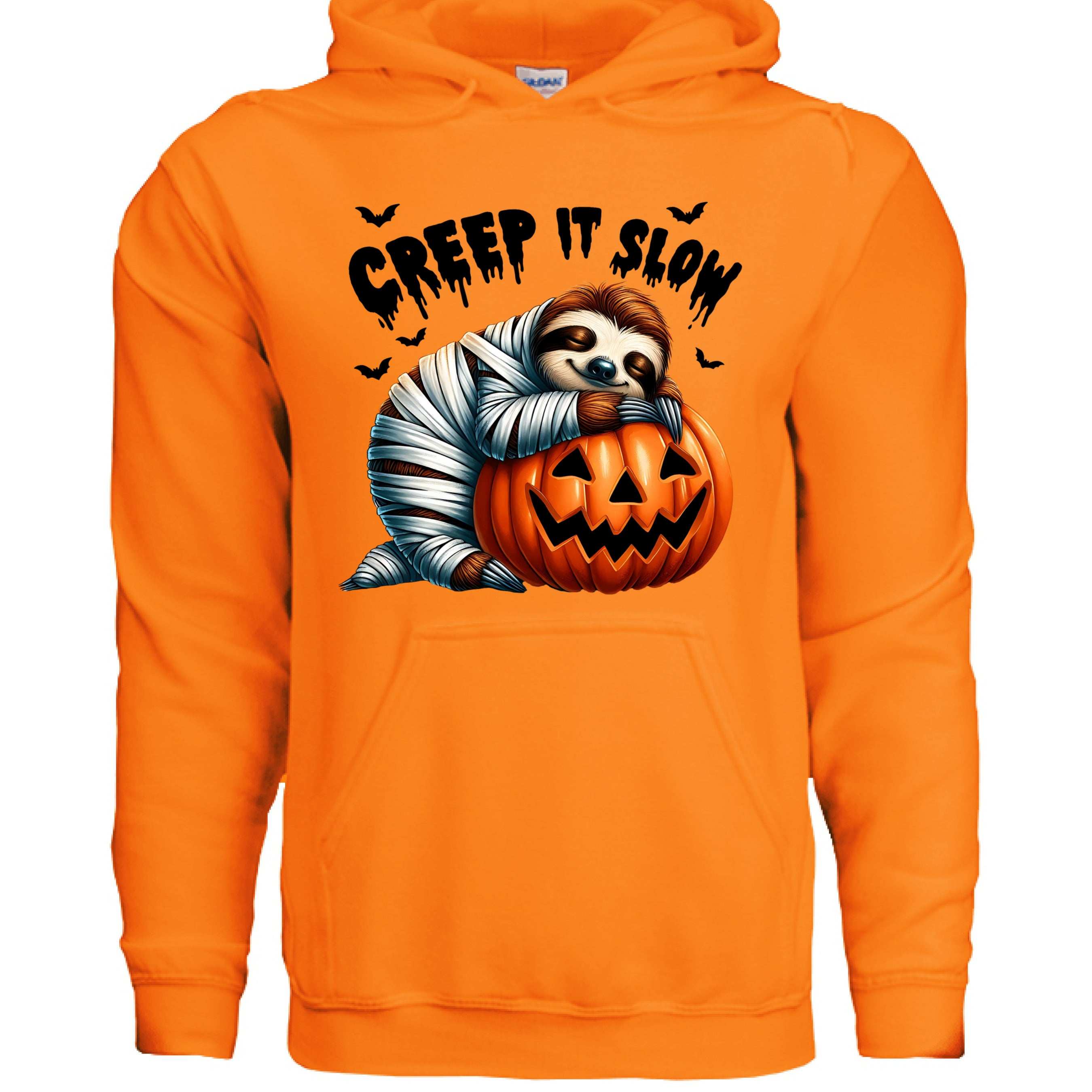 Cute Sloth Pumpkin Halloween Hoodie - Cozy Fall Sweatshirt