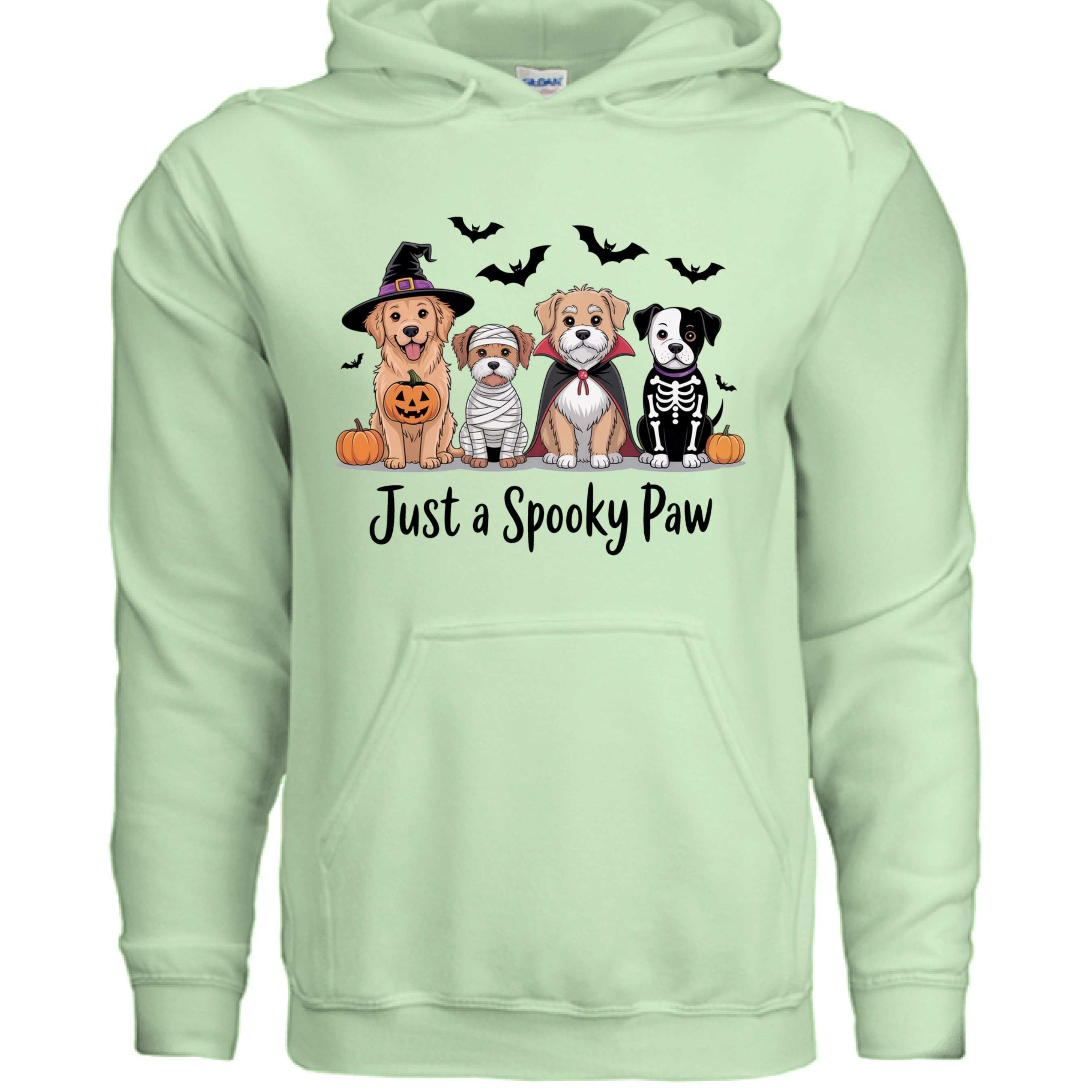 Halloween Just A Spooky Paw Hoodie Sweatshirt