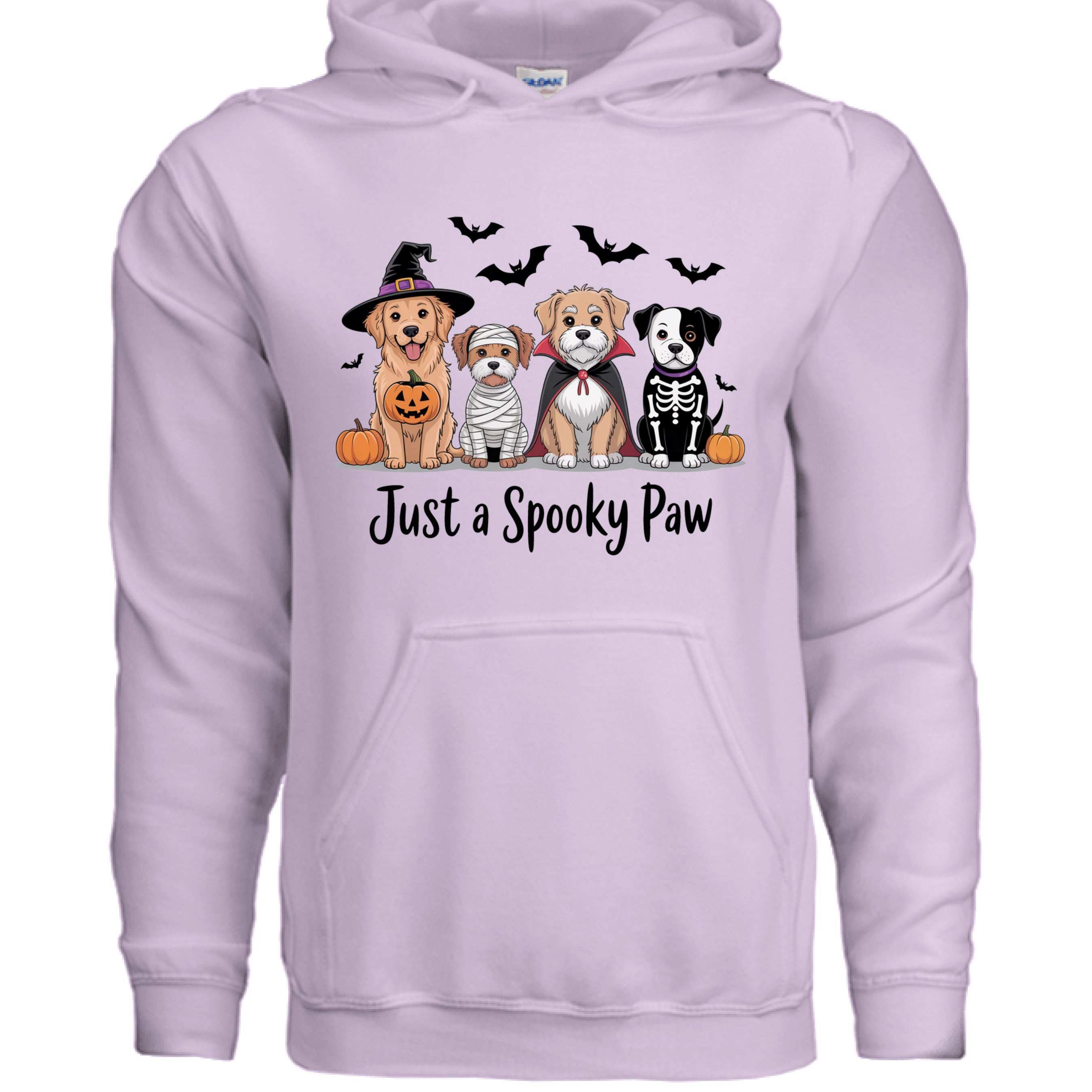 Halloween Just A Spooky Paw Hoodie Sweatshirt