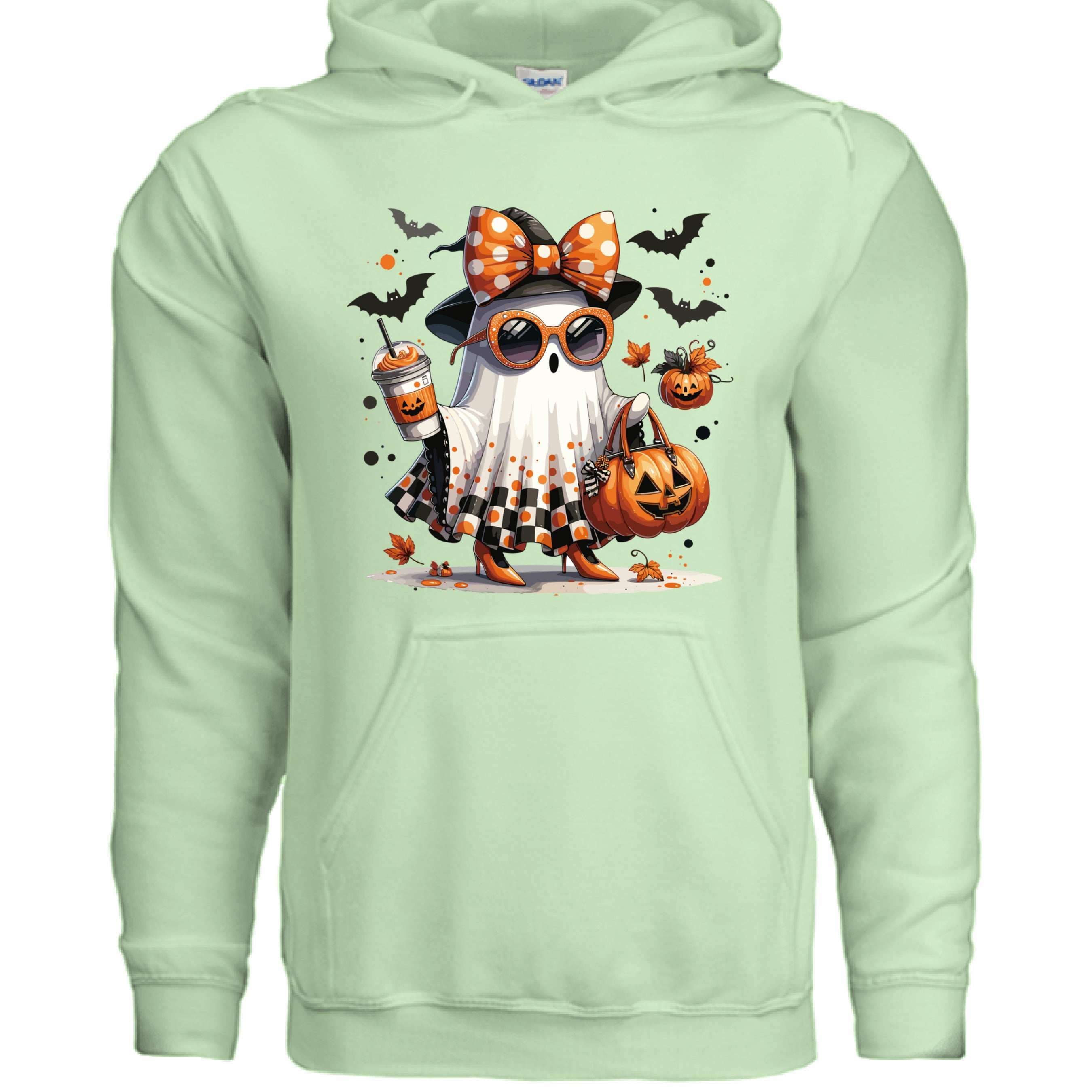 Cute Ghost Halloween Hoodie - Trick or Treat Sweatshirt