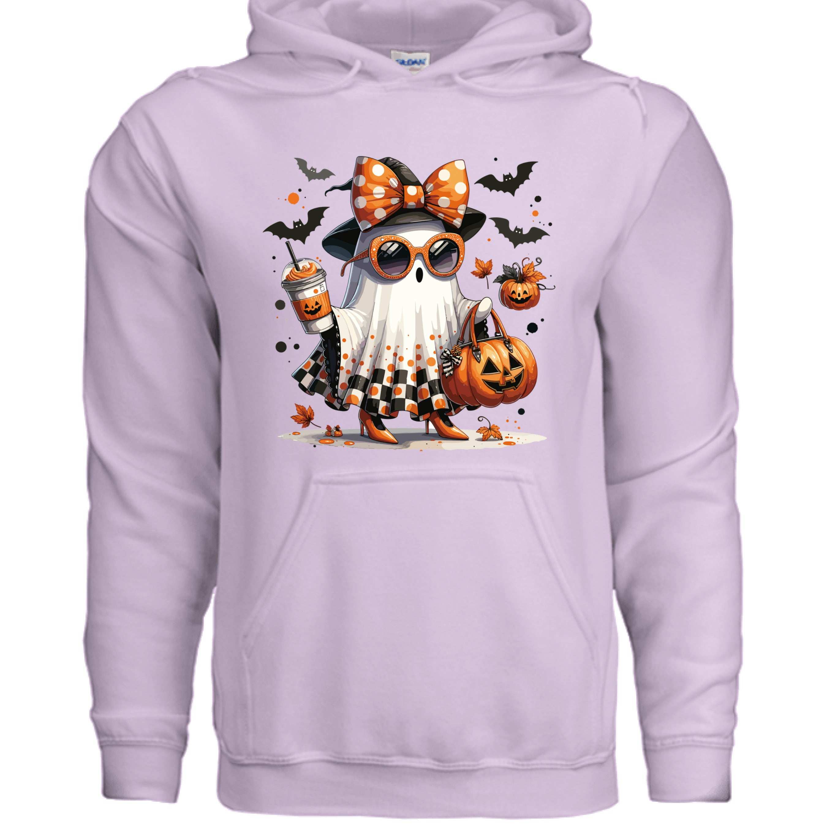 Cute Ghost Halloween Hoodie - Trick or Treat Sweatshirt