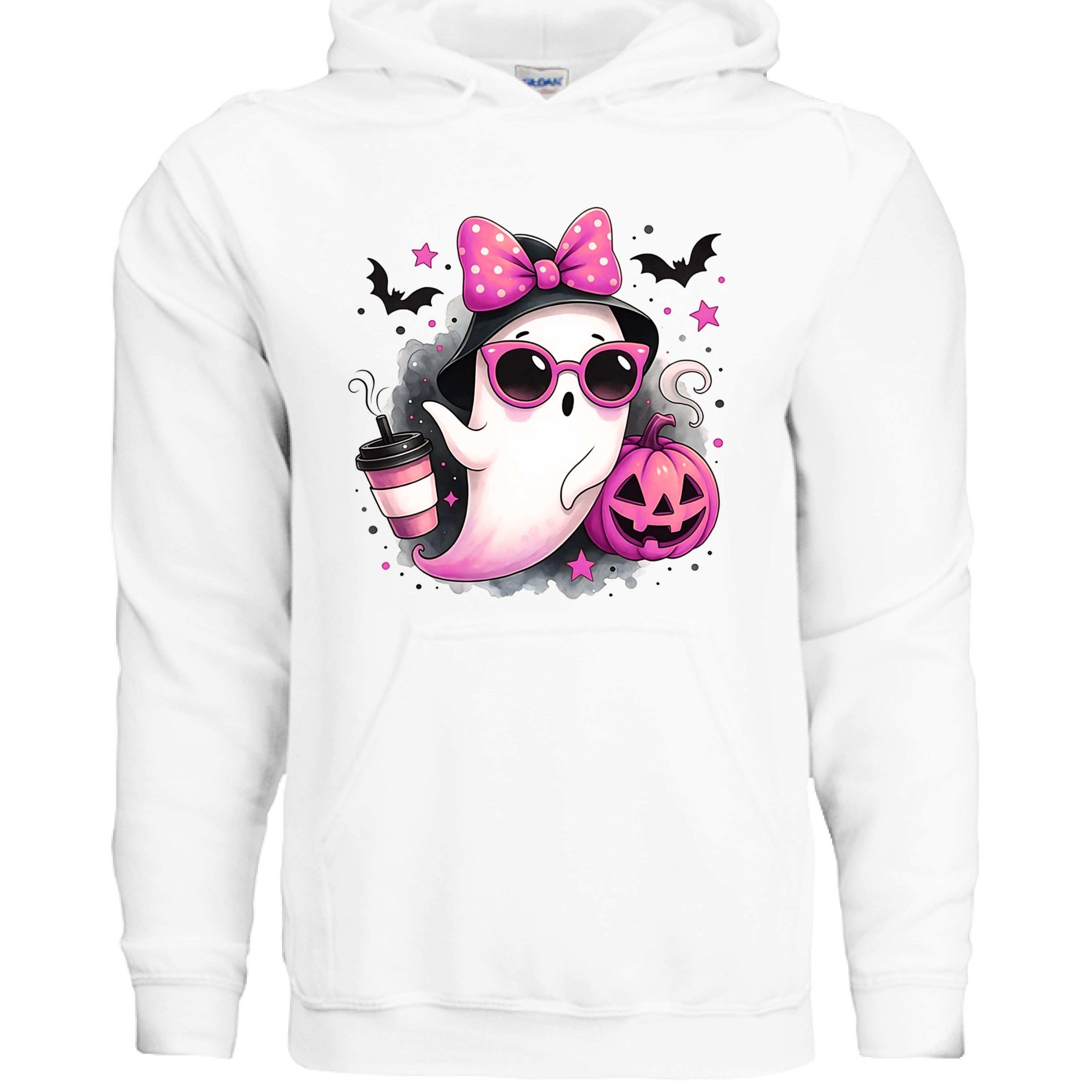 Adorable Ghost Halloween Hoodie - Cute Spooky Sweatshirt