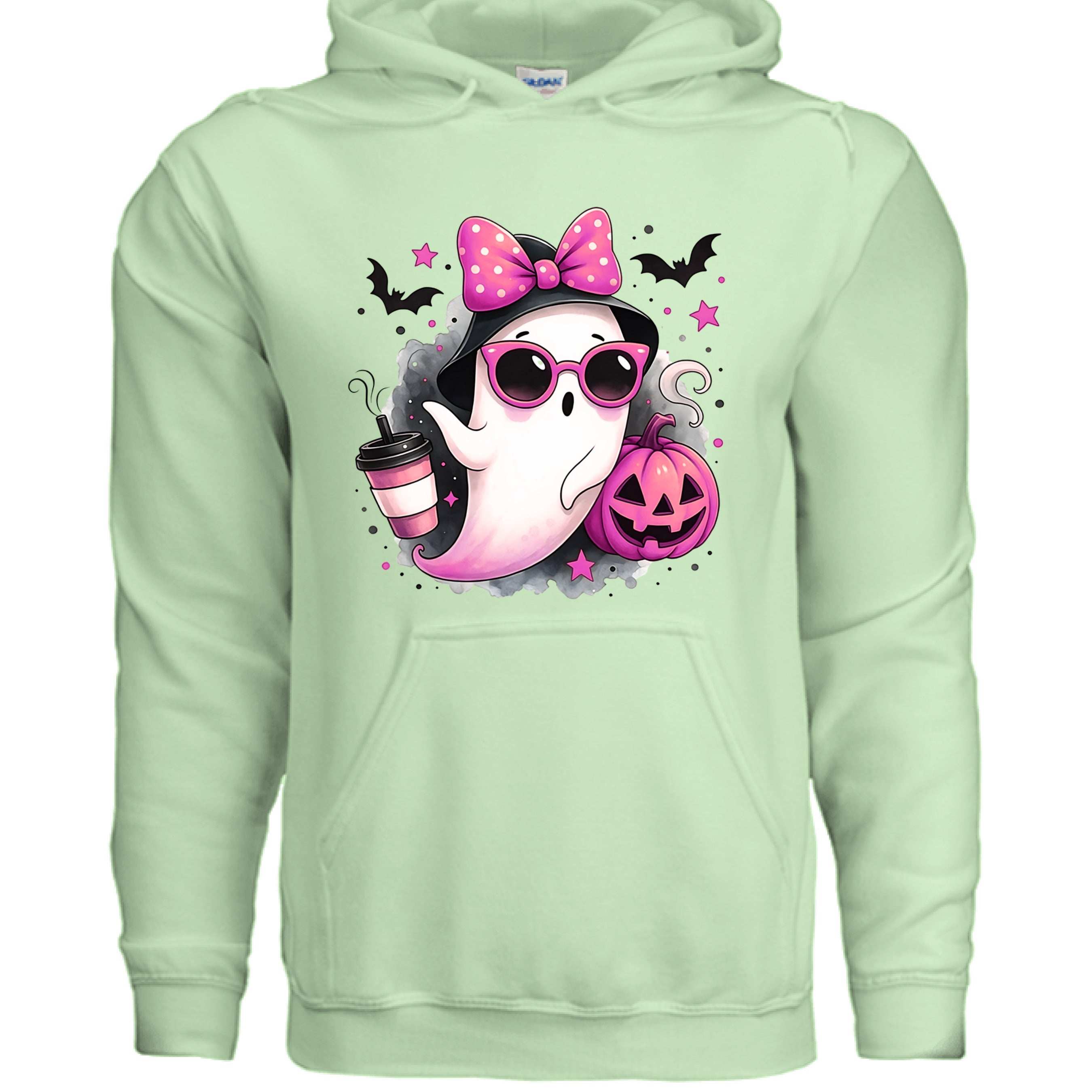 Adorable Ghost Halloween Hoodie - Cute Spooky Sweatshirt