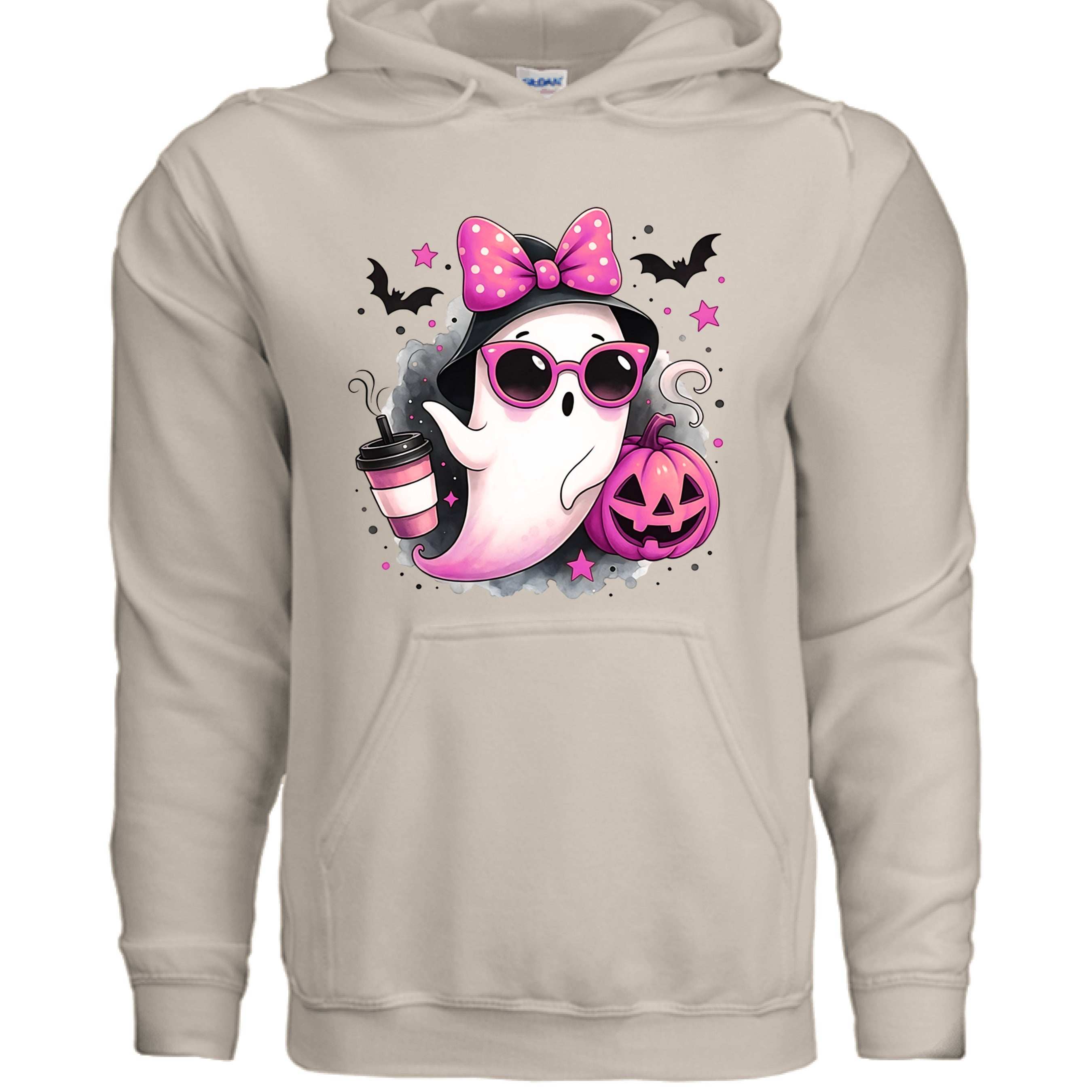 Adorable Ghost Halloween Hoodie - Cute Spooky Sweatshirt