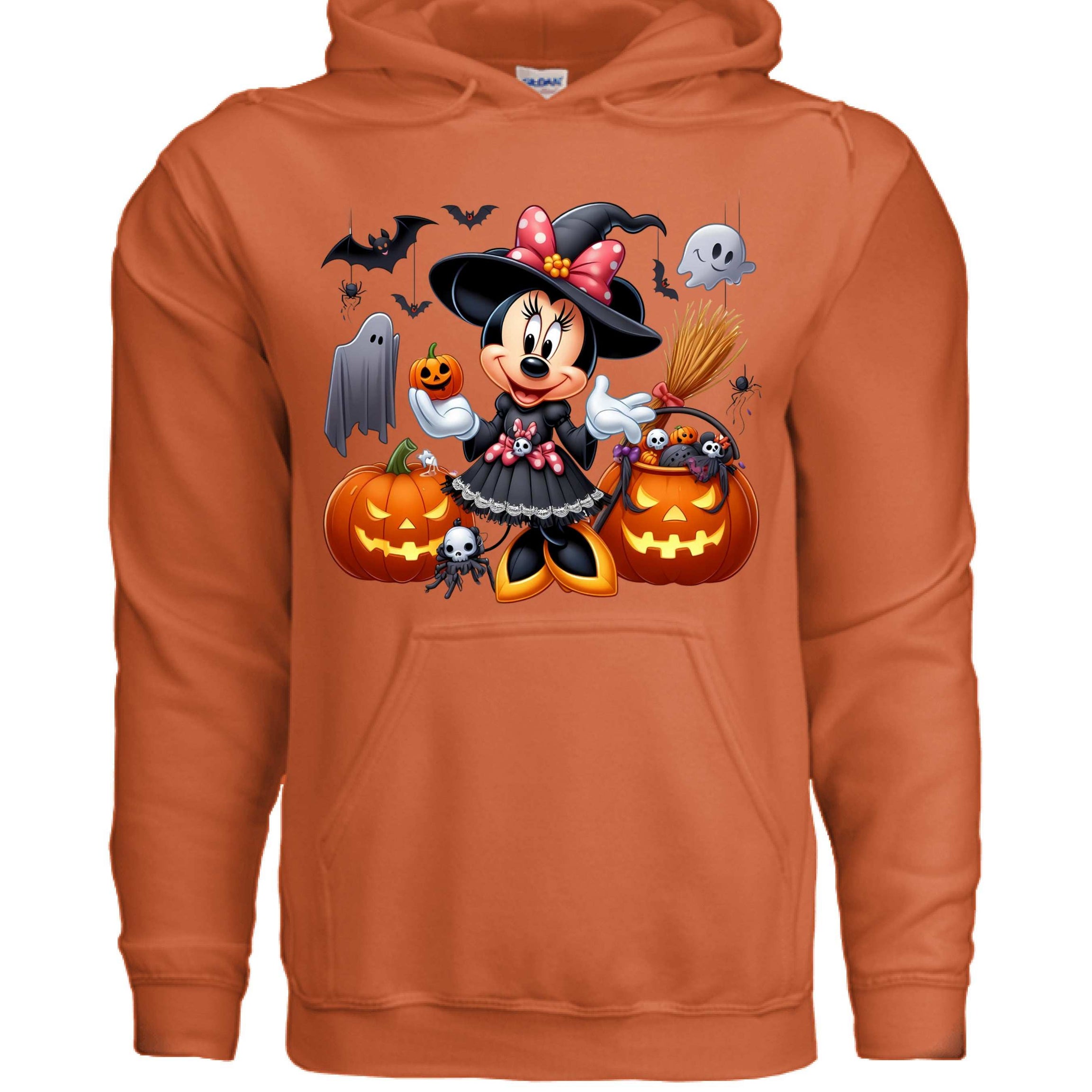 Minnie Mouse Pumpkin Hoodie Sweatshirt - Disney Fall Style