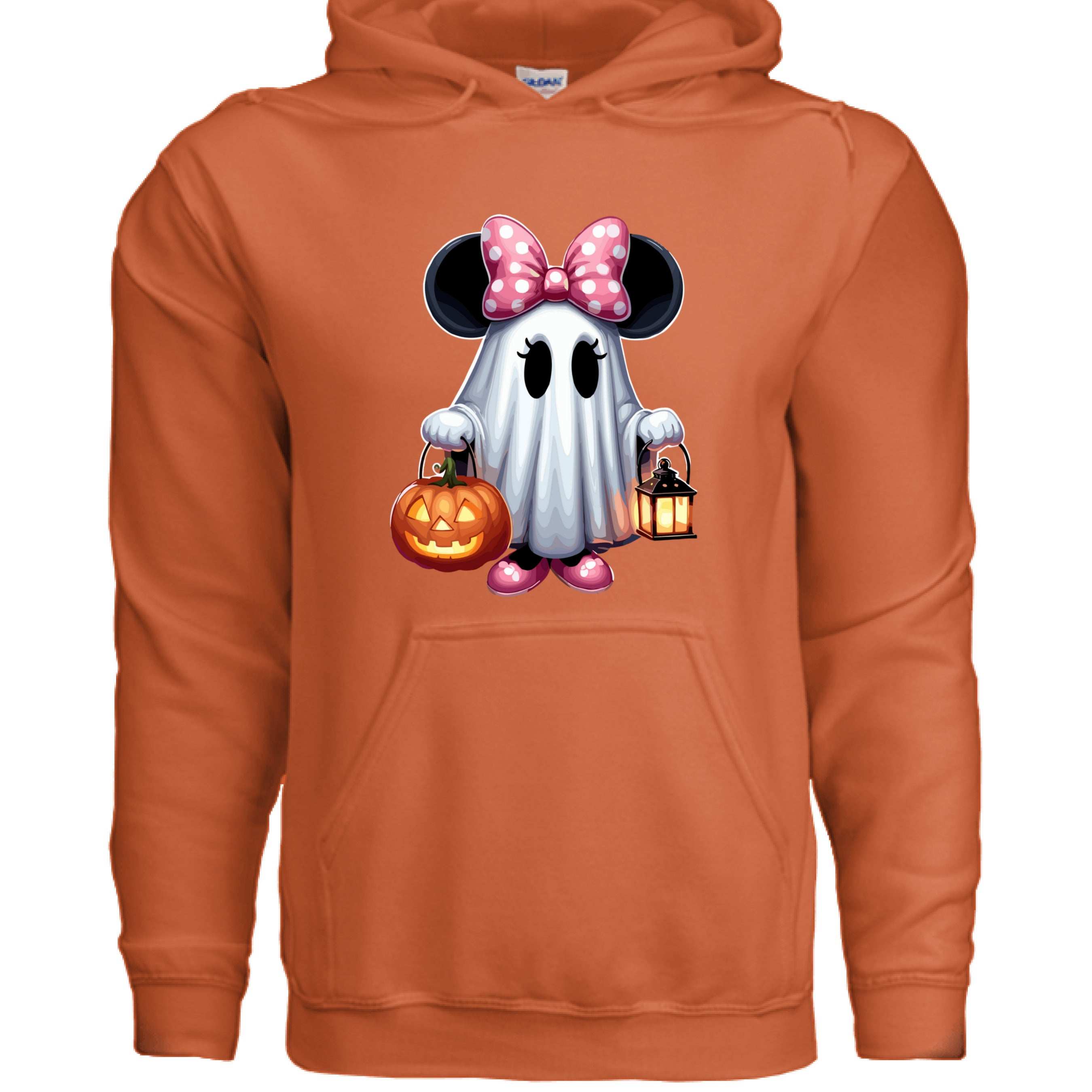 Cute Minnie Mouse Ghost Hoodie Sweatshirt - Disney Halloween