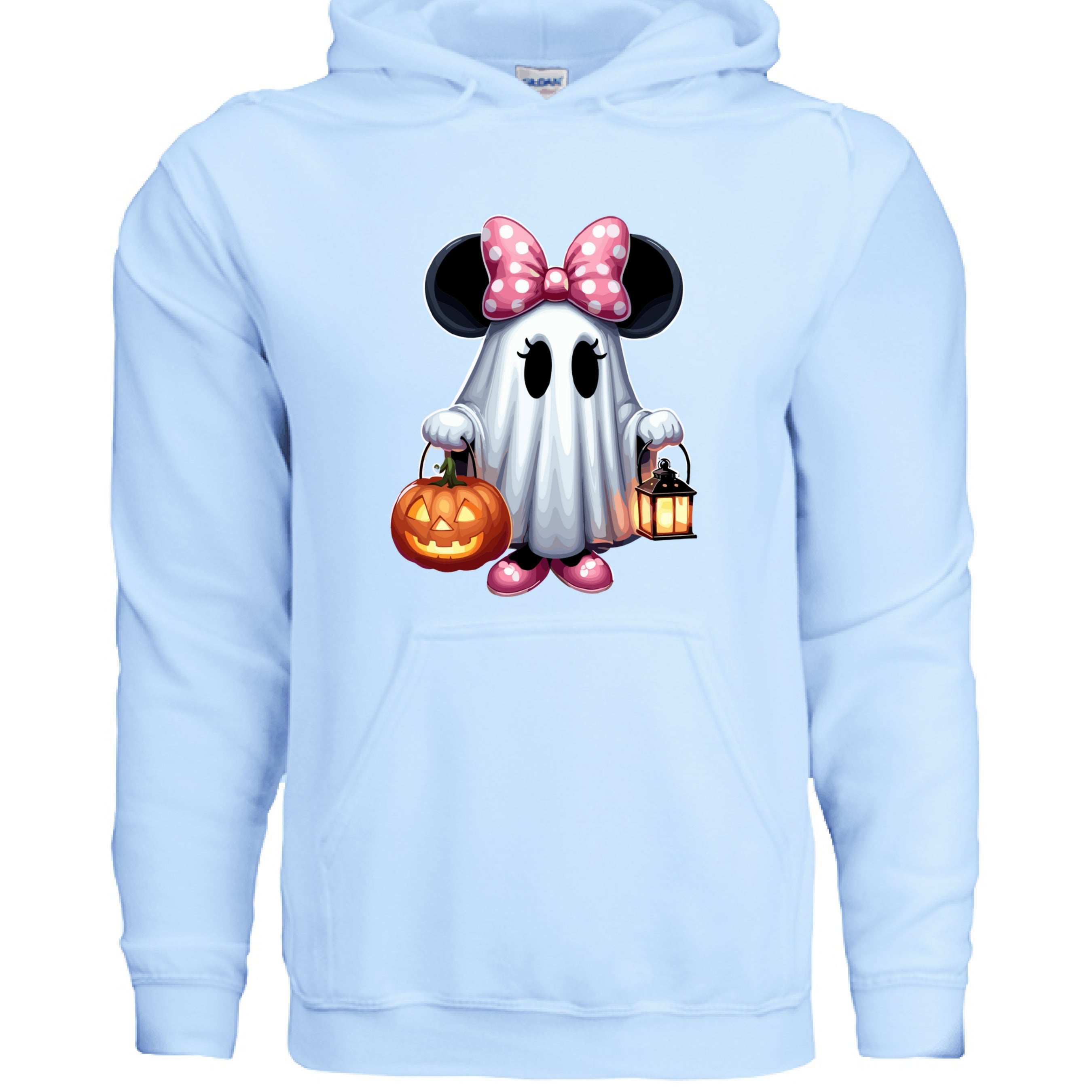 Cute Minnie Mouse Ghost Hoodie Sweatshirt - Disney Halloween
