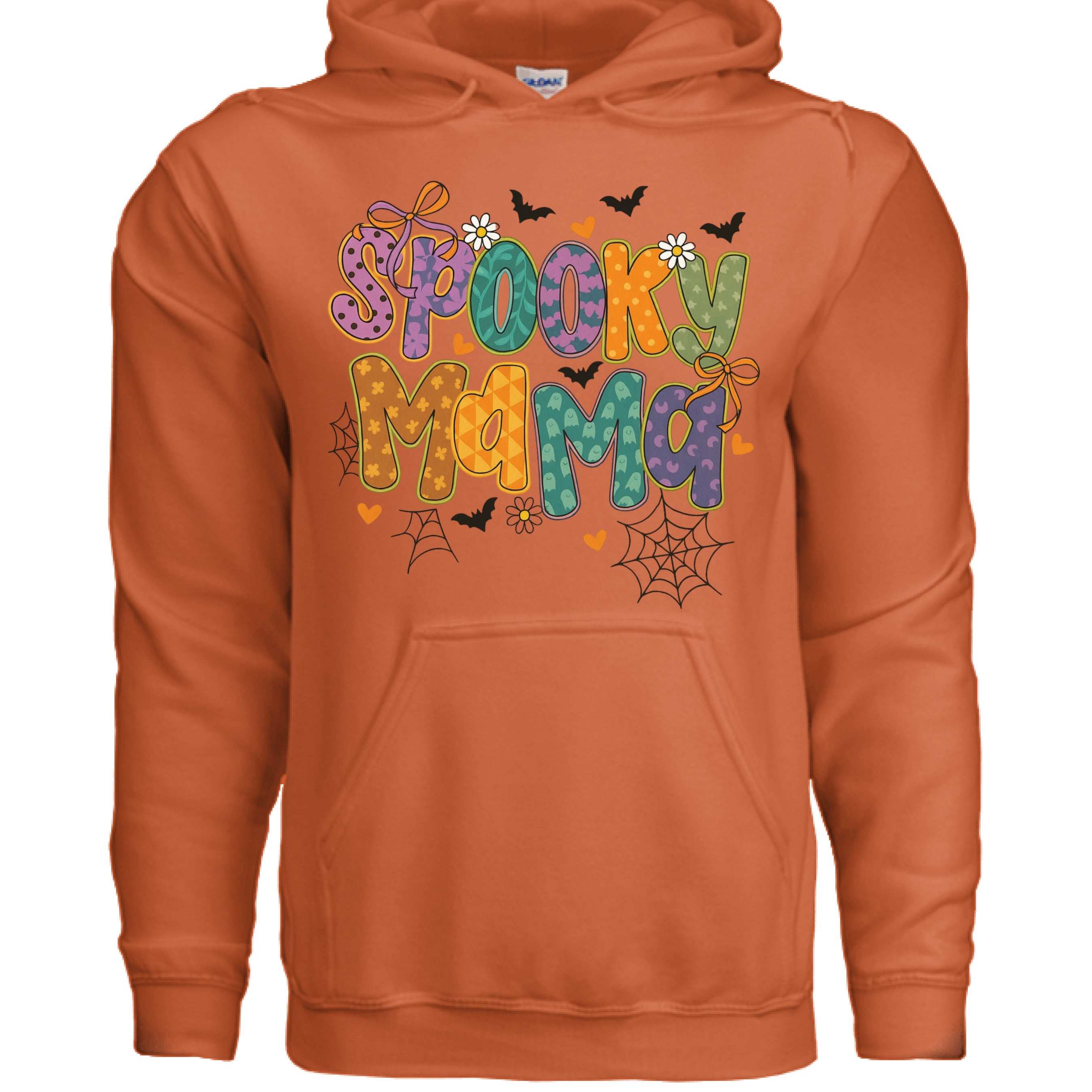 Halloween Spooky Mama Hoodie Sweatshirt - Mom Halloween Style