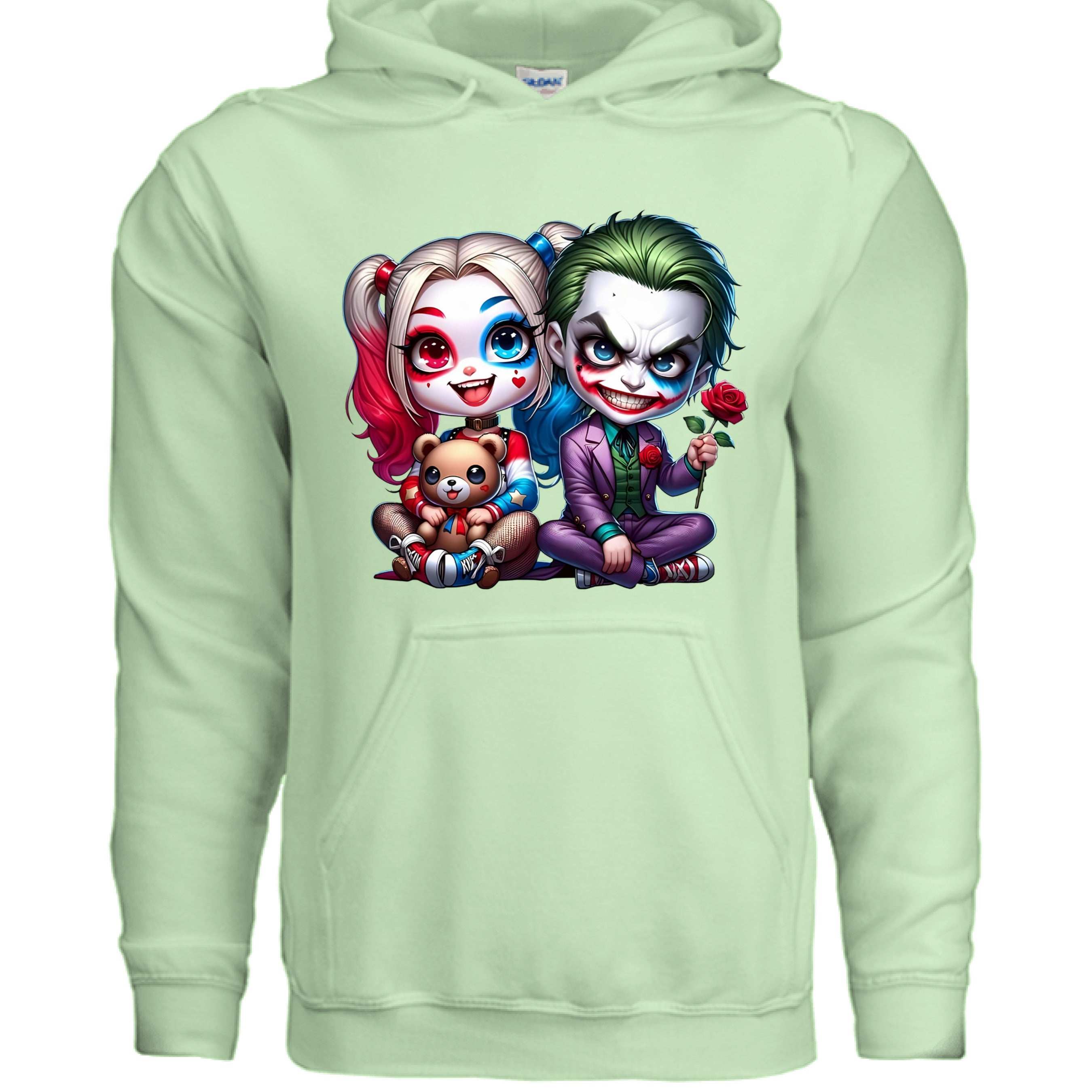 Creepy Couple Hoodie Sweatshirt - Halloween Matching Style