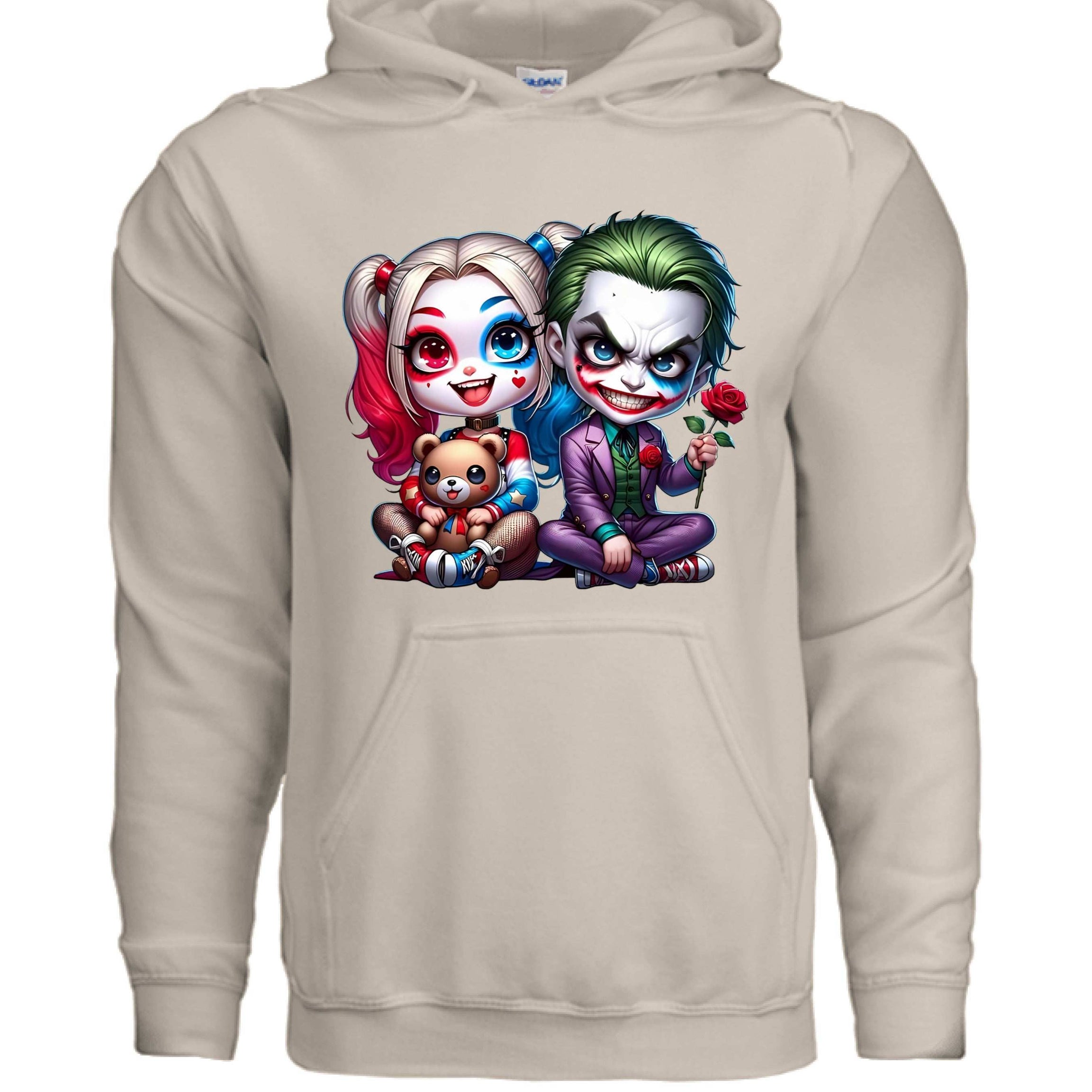 Creepy Couple Hoodie Sweatshirt - Halloween Matching Style