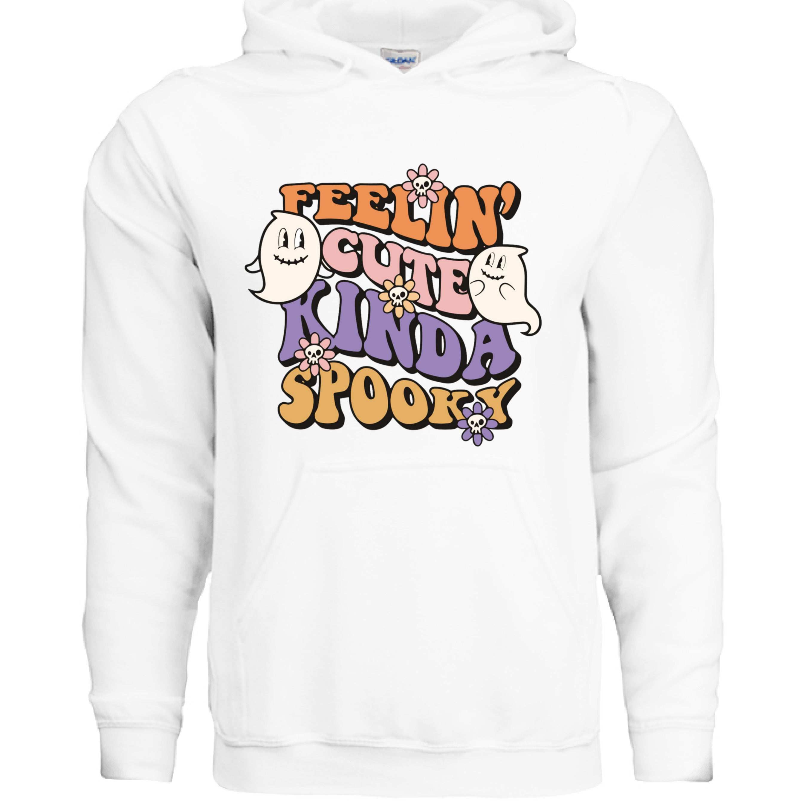 Feel Cute Kinda Spooky Hoodie Sweatshirt - Adorable Halloween