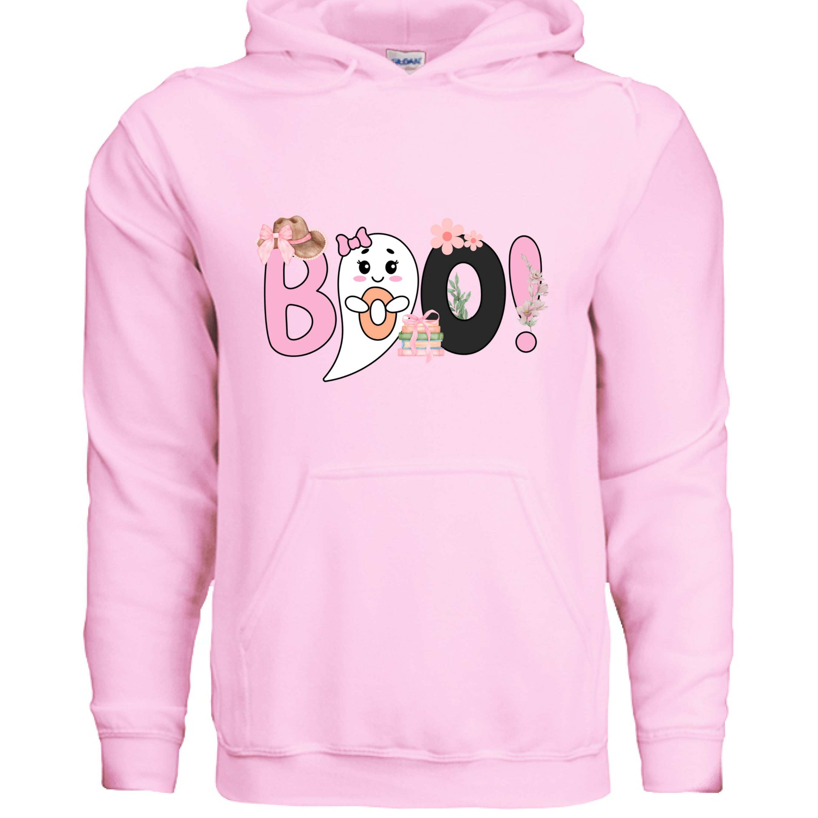 Cute Boo Ghost Hoodie Sweatshirt - Adorable Halloween Style