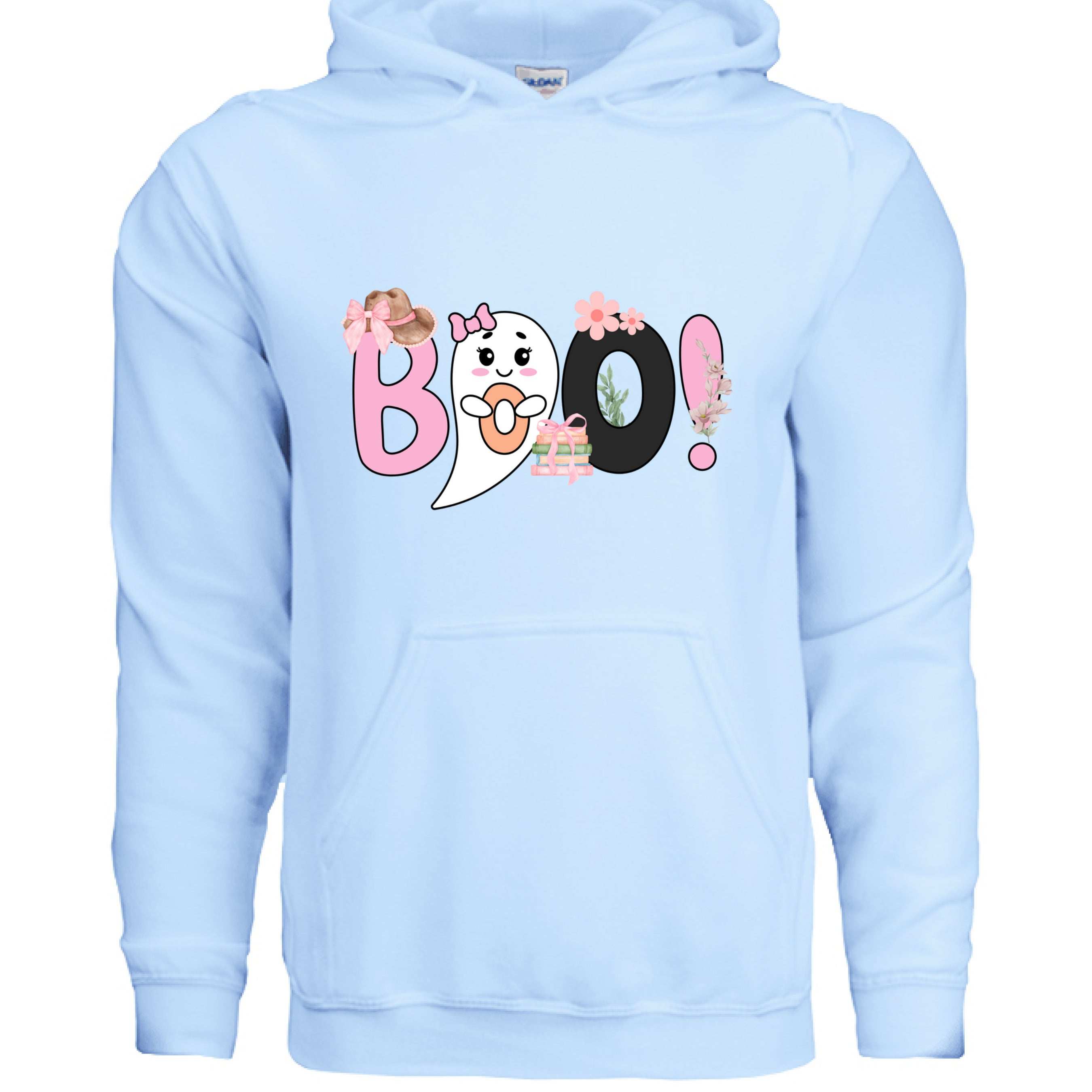 Cute Boo Ghost Hoodie Sweatshirt - Adorable Halloween Style