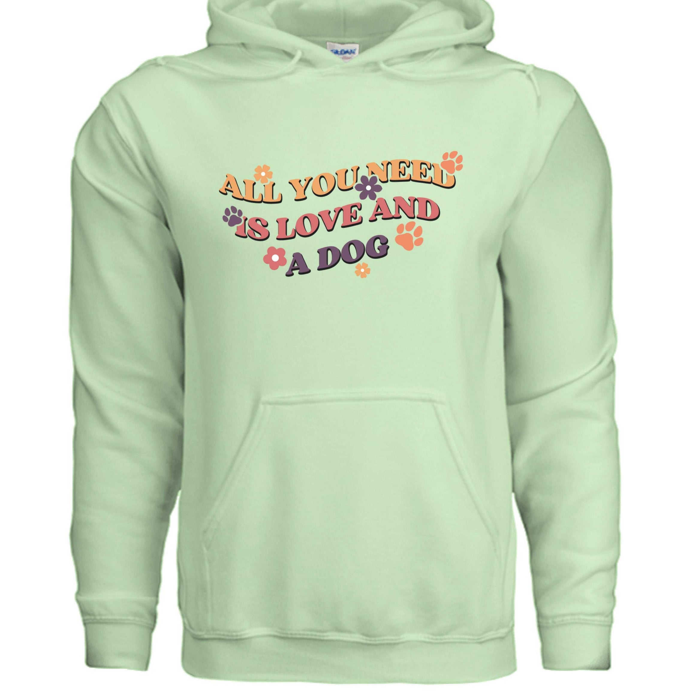 Love and a Dog Hoodie Sweatshirt - Dog Lover Style