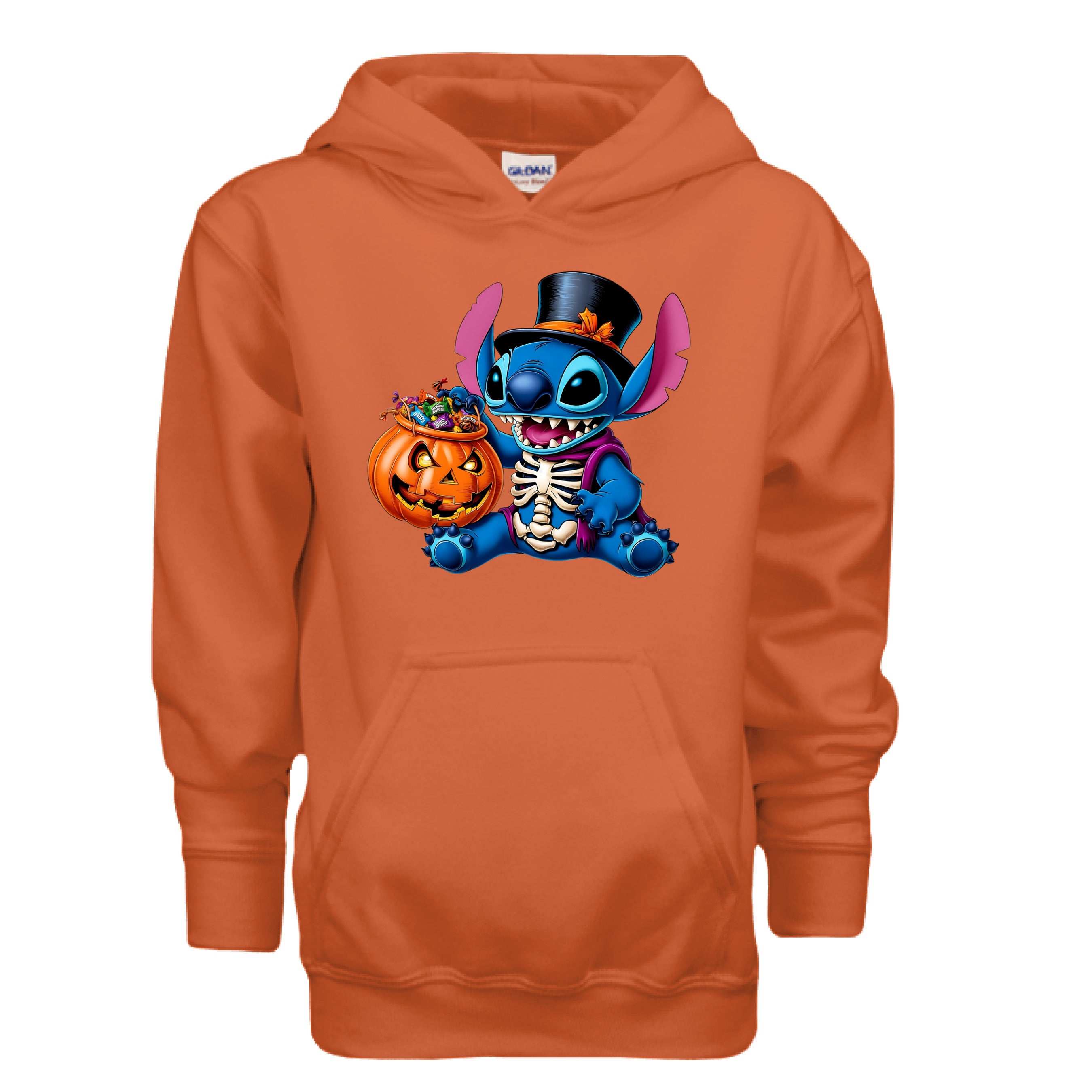 Skele-Stitch Youth Hoodie - Edgy Skeleton Style