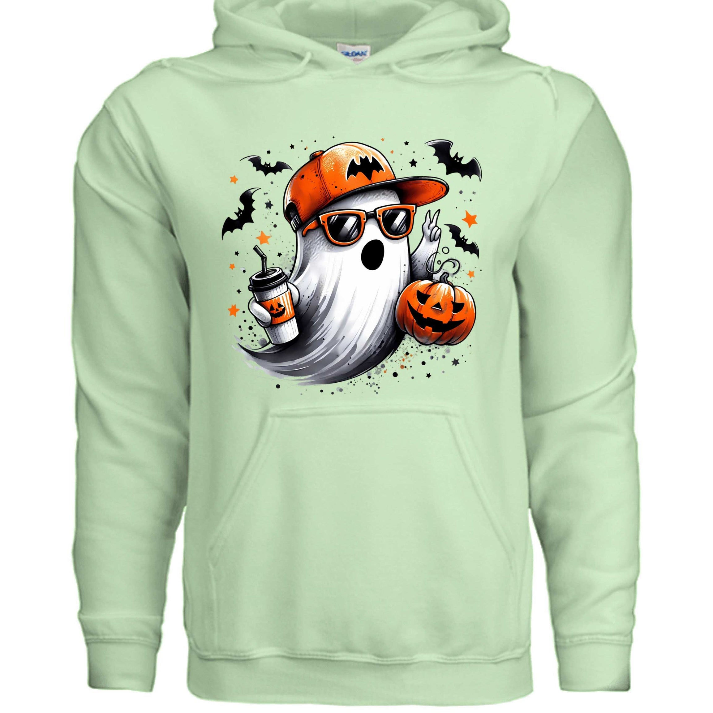 Ghost Throwing Deuces Hoodie - Playful Spirit Sweatshirt