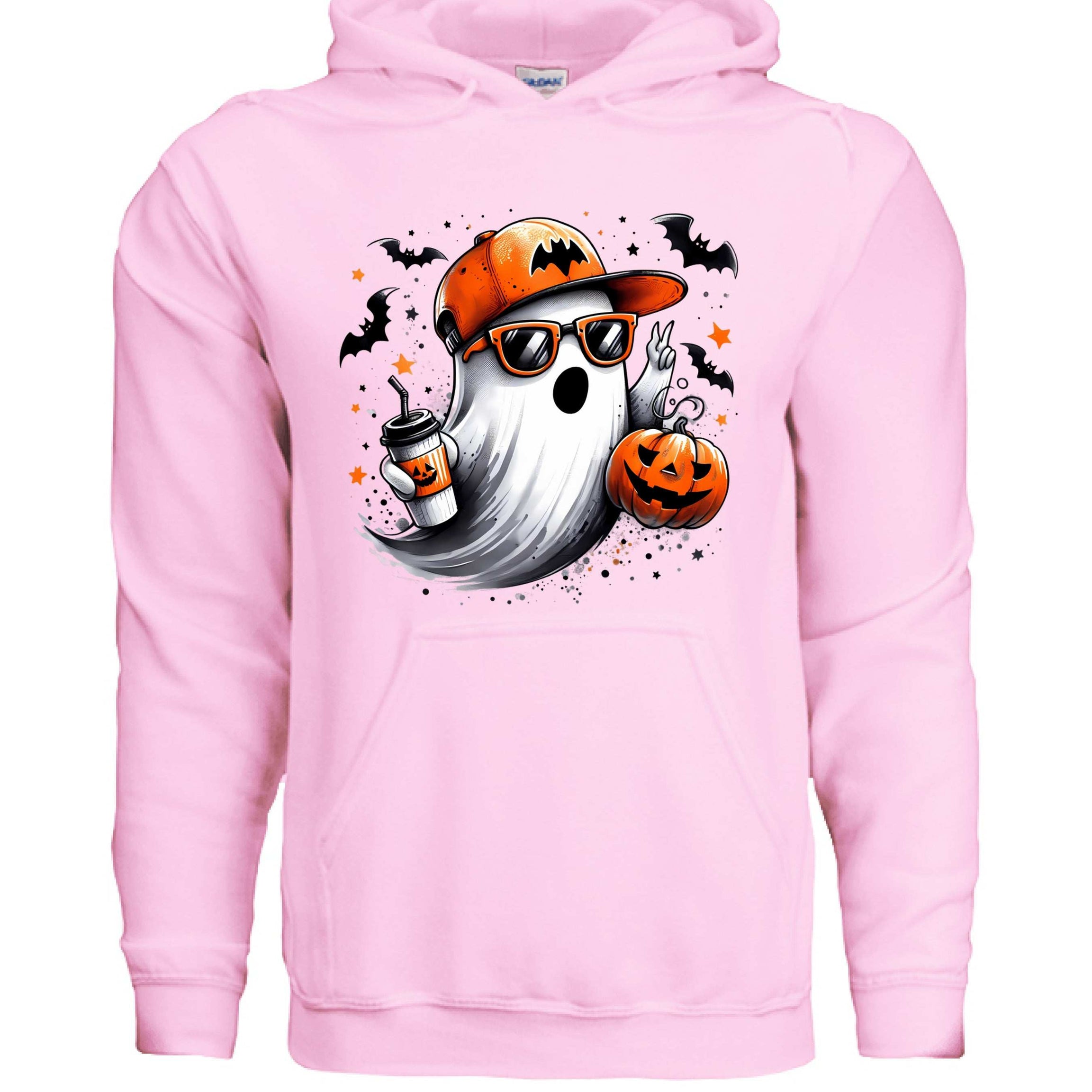 Ghost Throwing Deuces Hoodie - Playful Spirit Sweatshirt