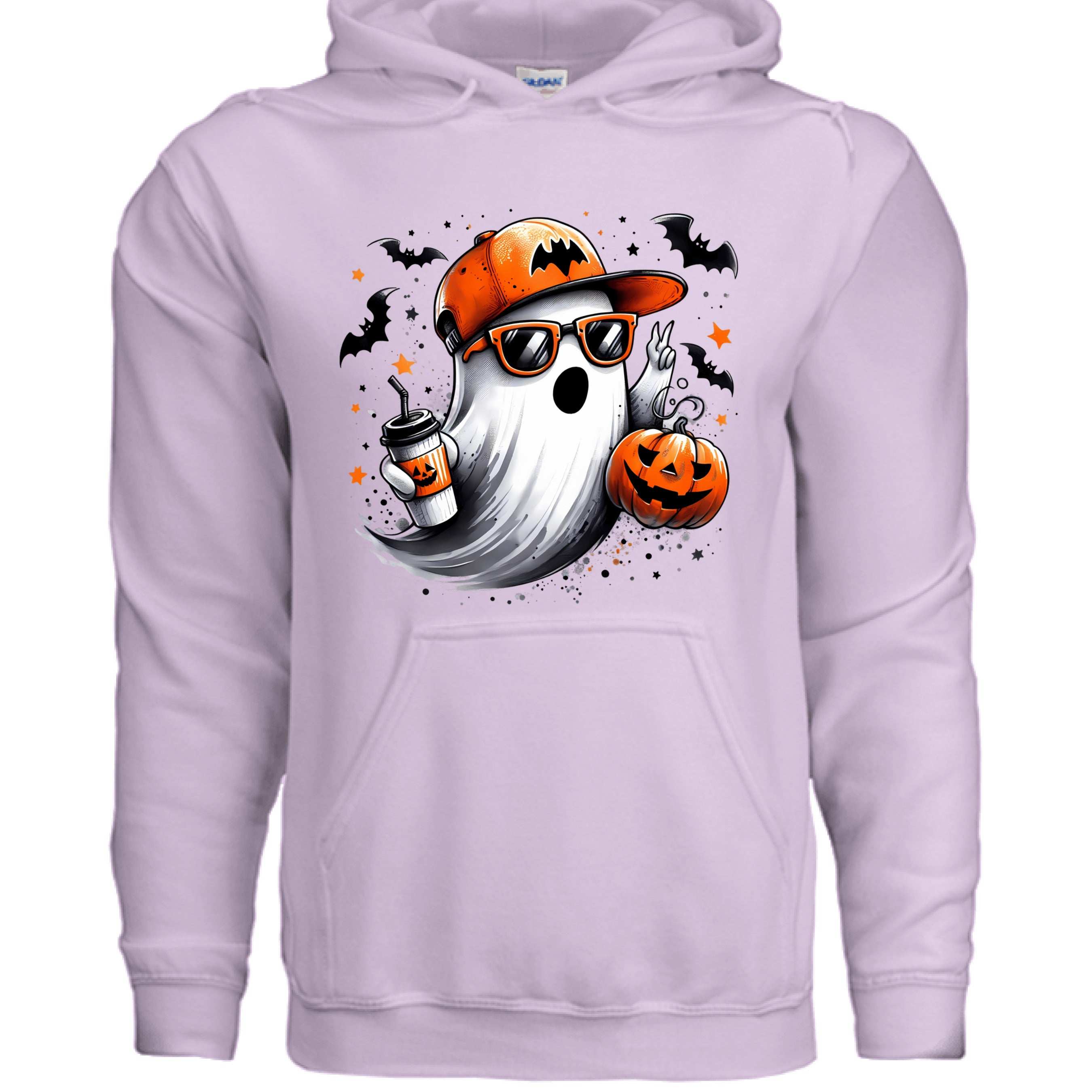 Ghost Throwing Deuces Hoodie - Playful Spirit Sweatshirt