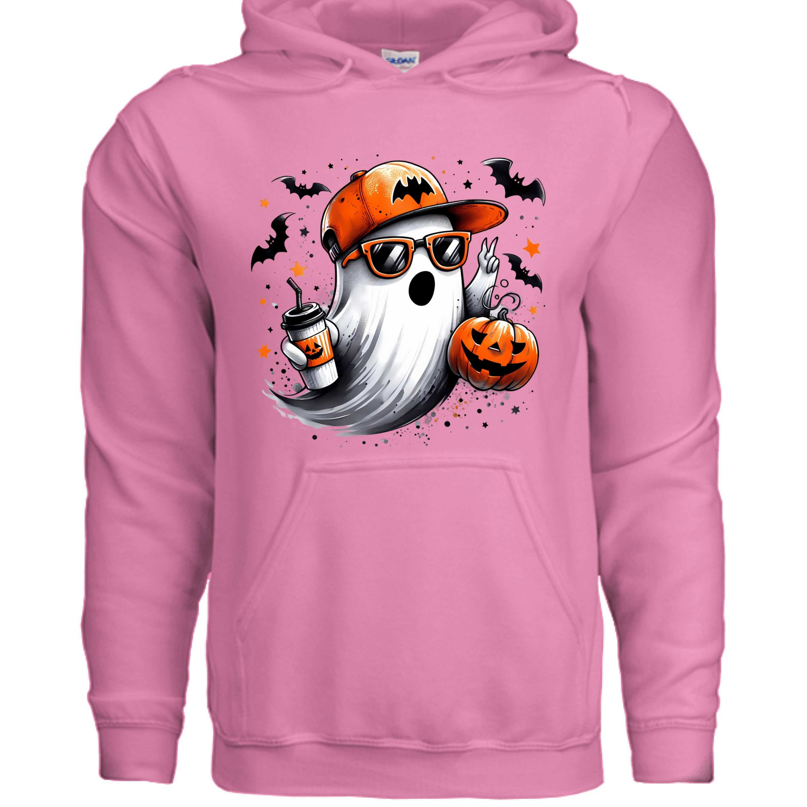 Ghost Throwing Deuces Hoodie - Playful Spirit Sweatshirt